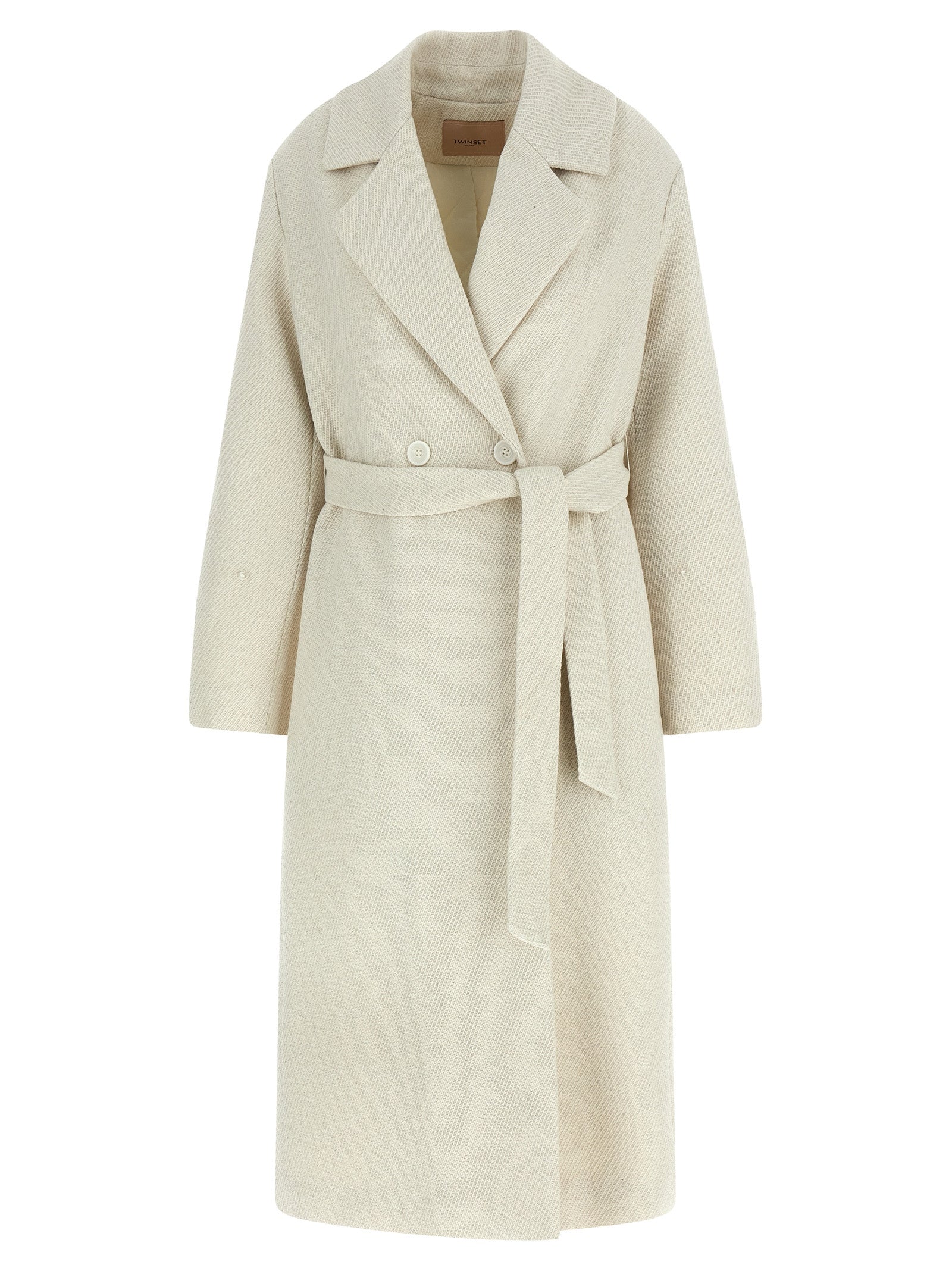 Twin Set Lamé Thread Coat
