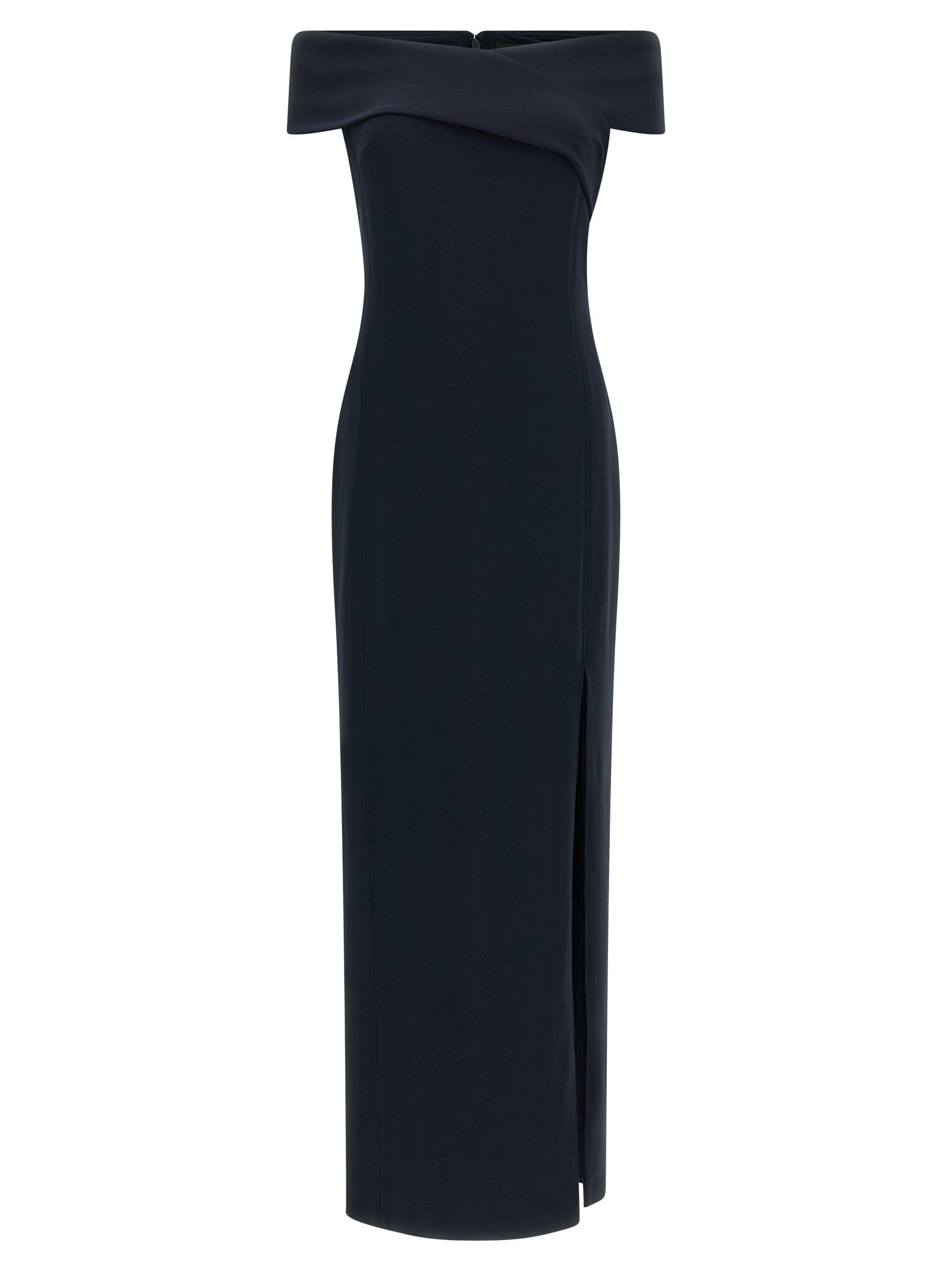 Lauren Ralph Lauren Long Dress With Crossed Neckline