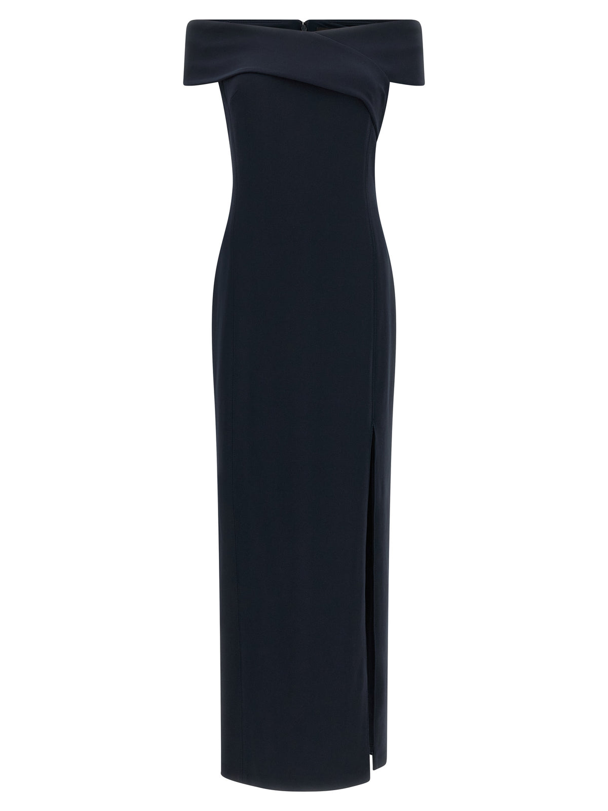 Lauren Ralph Lauren Long Dress With Crossed Neckline