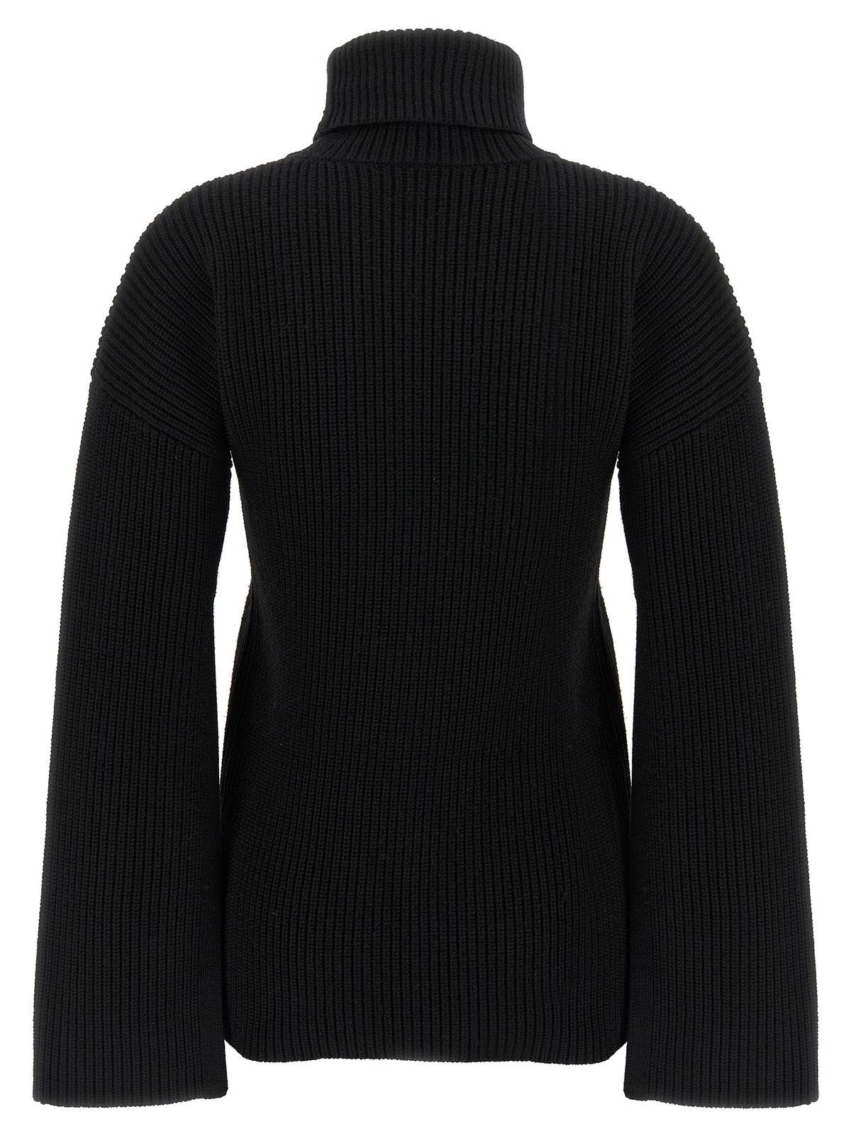 Toteme Ribbed Wool Turtleneck Sweater