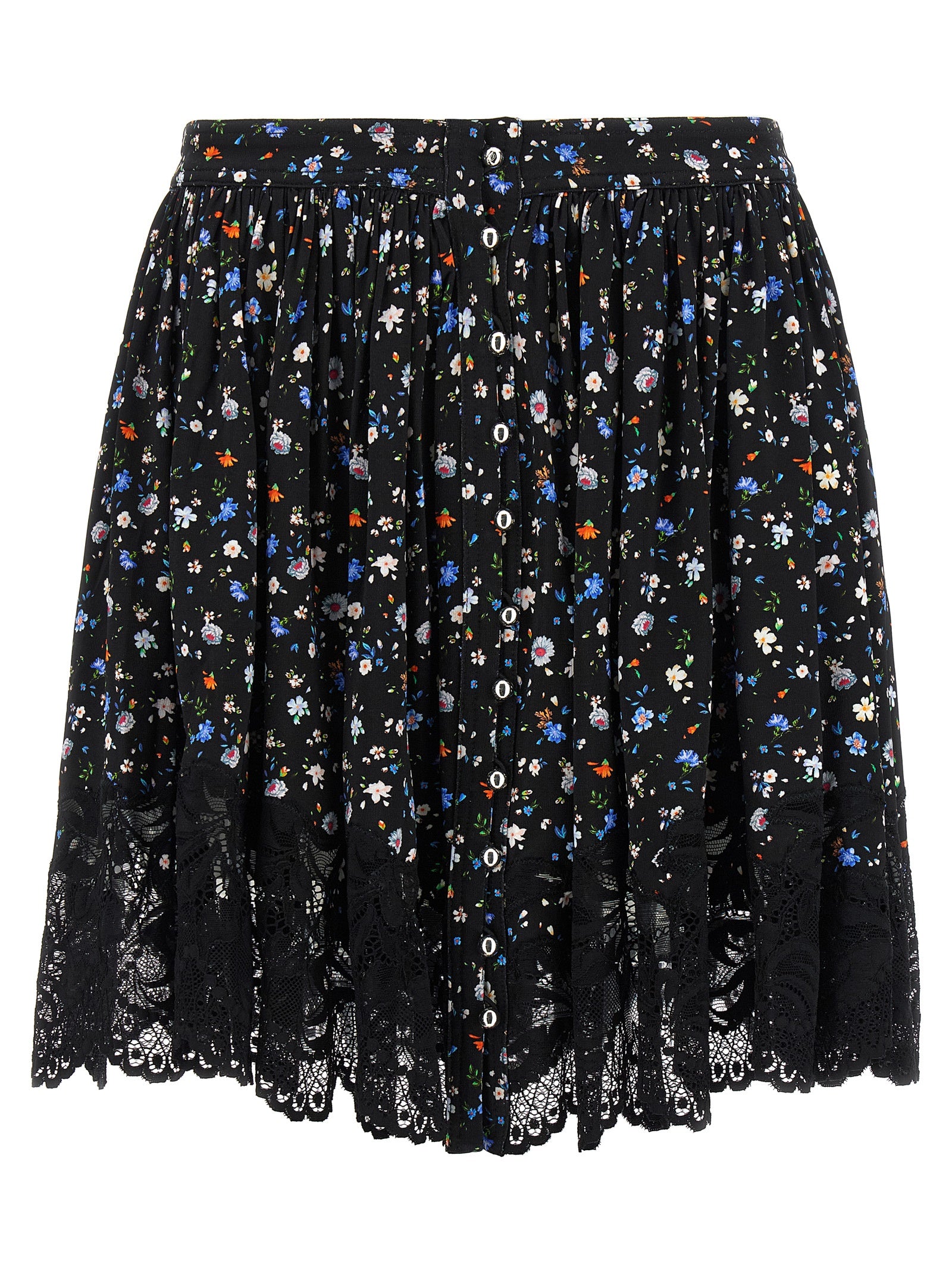 Paco Rabanne Floral Lace Skirt