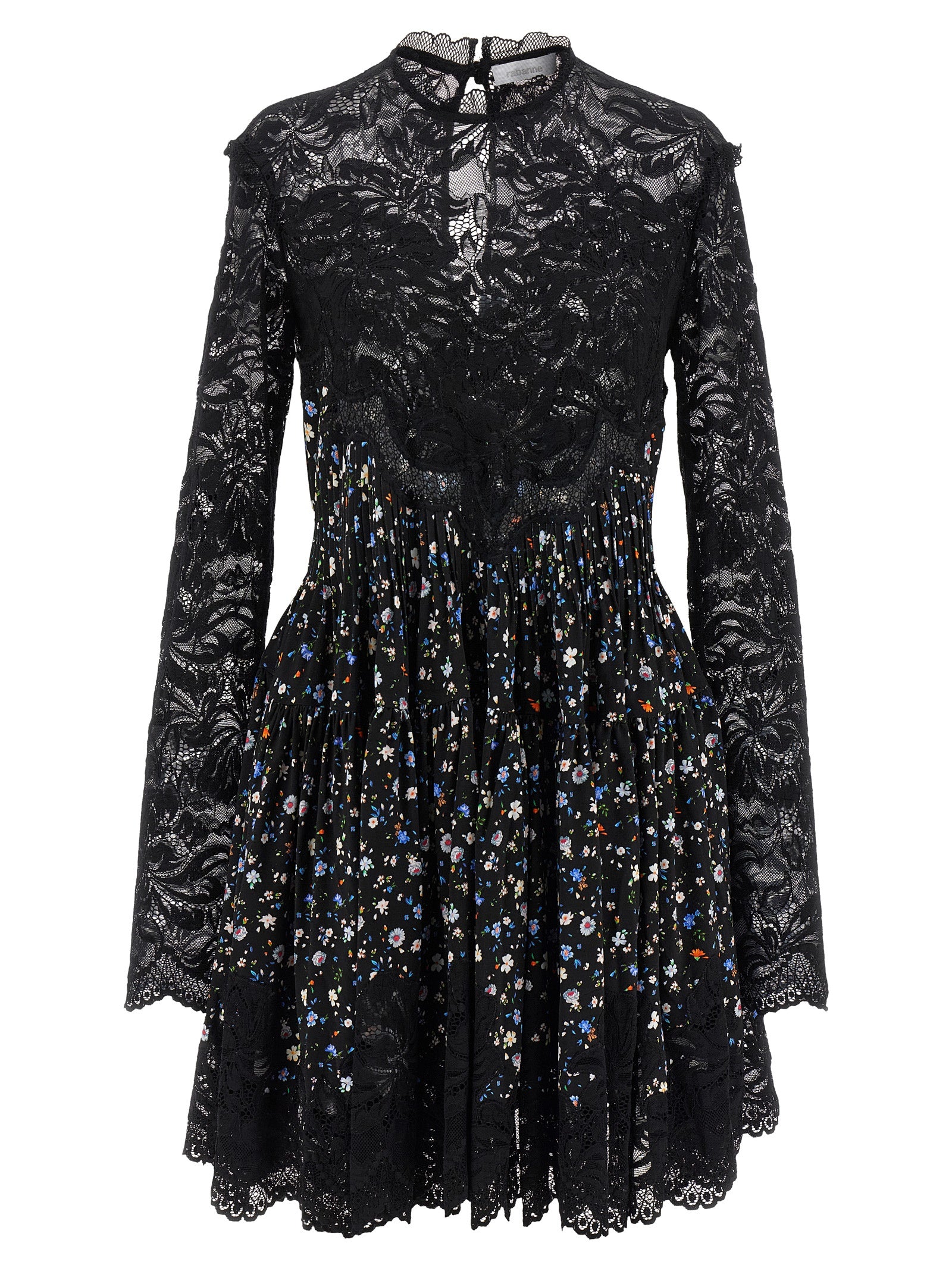 Paco Rabanne Floral Lace Dress