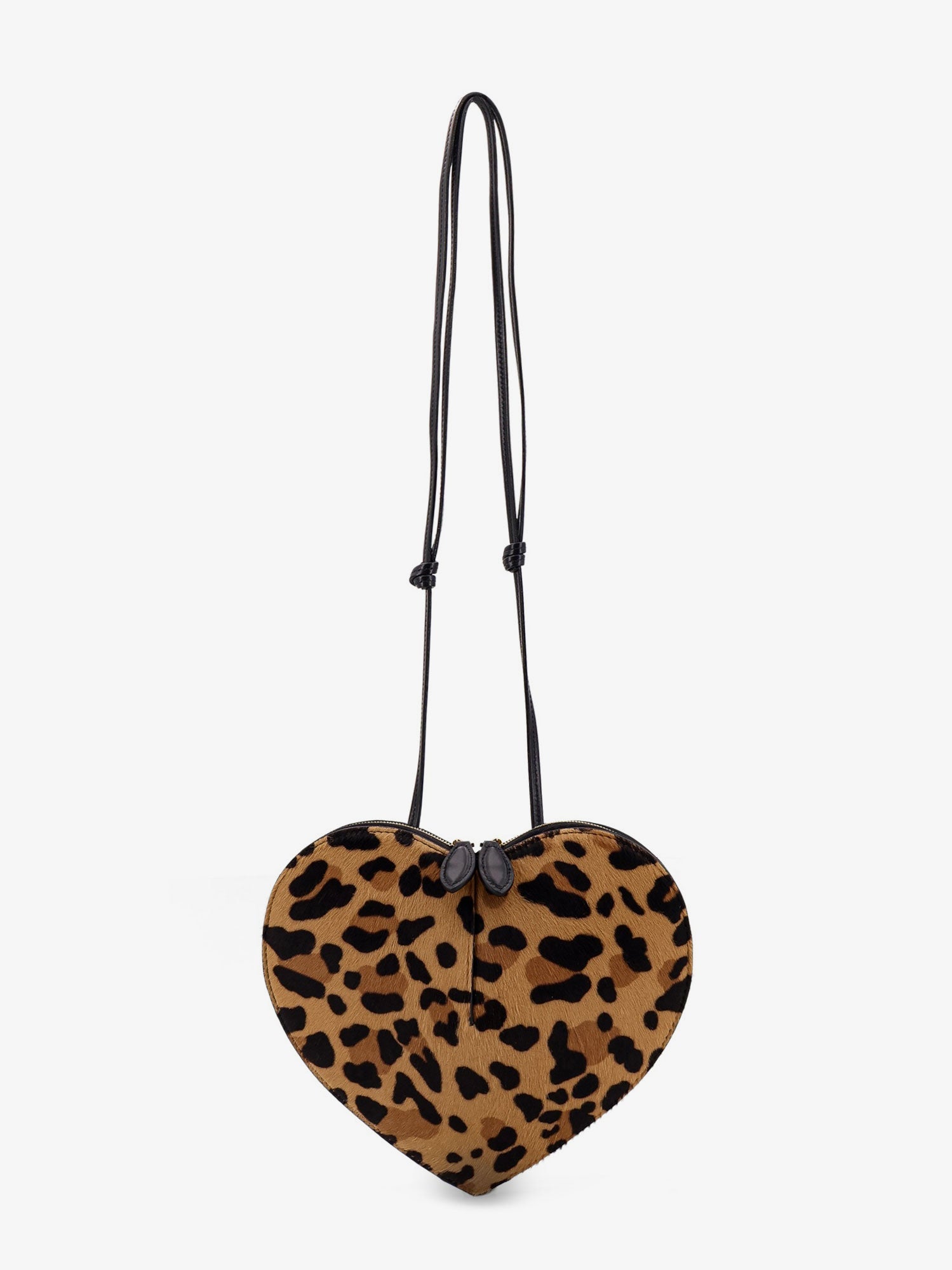 Alaïa Le Coeur Leopard Haircalf Shoulder Bag