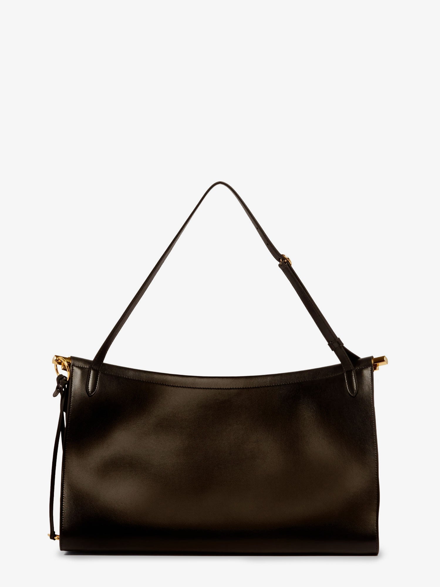 Alaïa East West Leather Bag With Engraved Logo