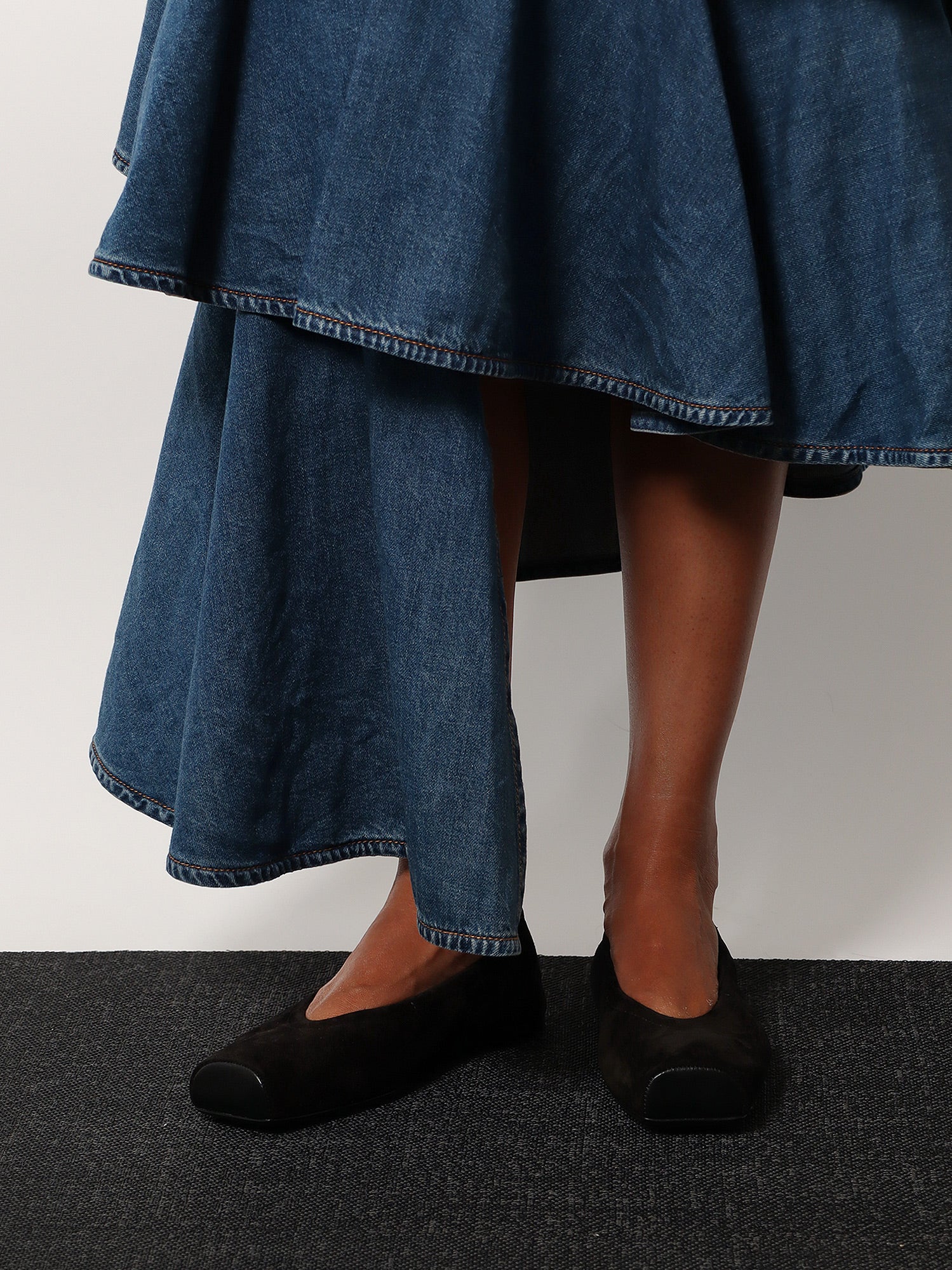 Alaïa Ballet Flats Suede Ballerinas