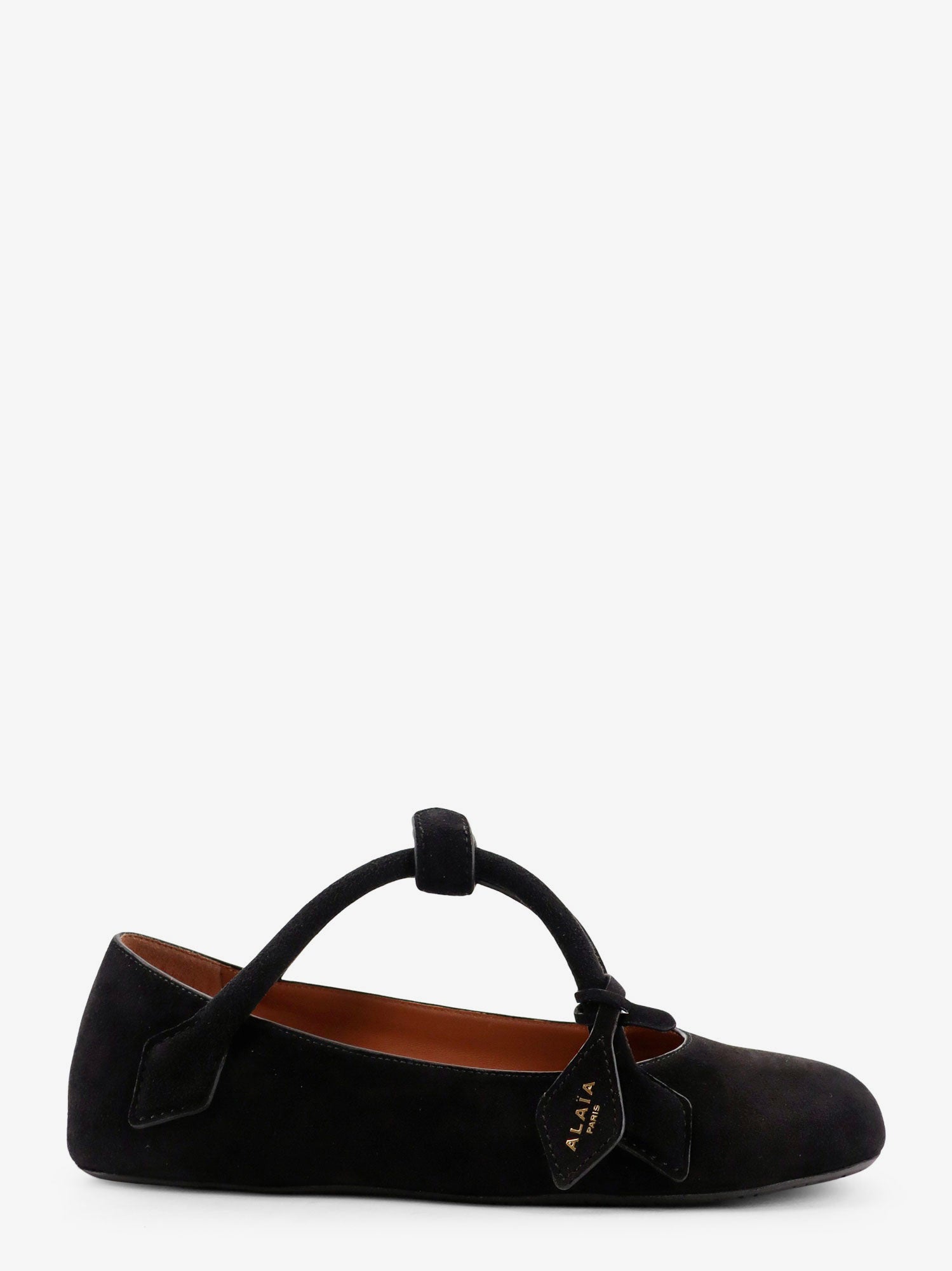 Alaïa Le Teckel Suede Ballet Flats