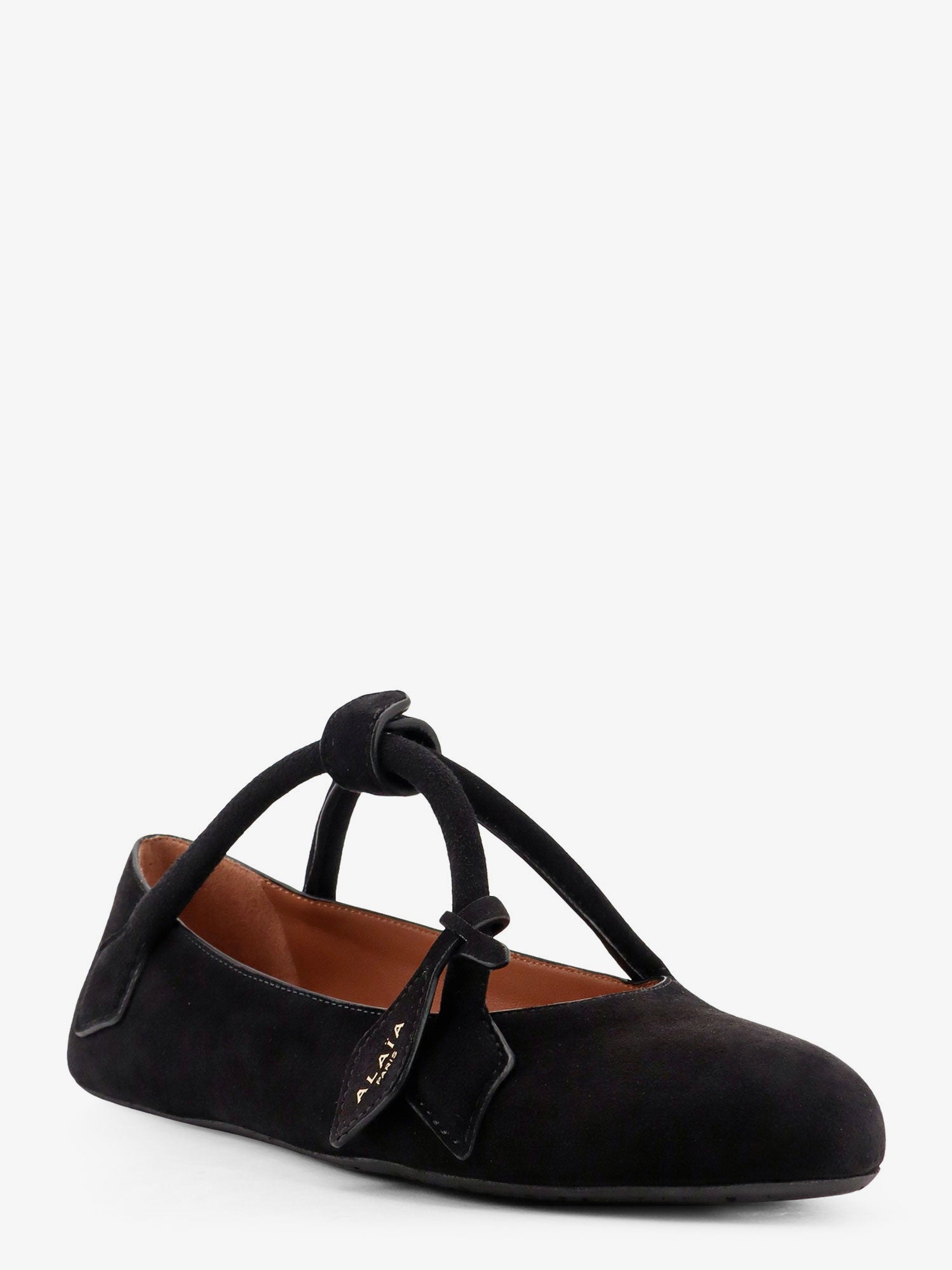 Alaïa Le Teckel Suede Ballet Flats