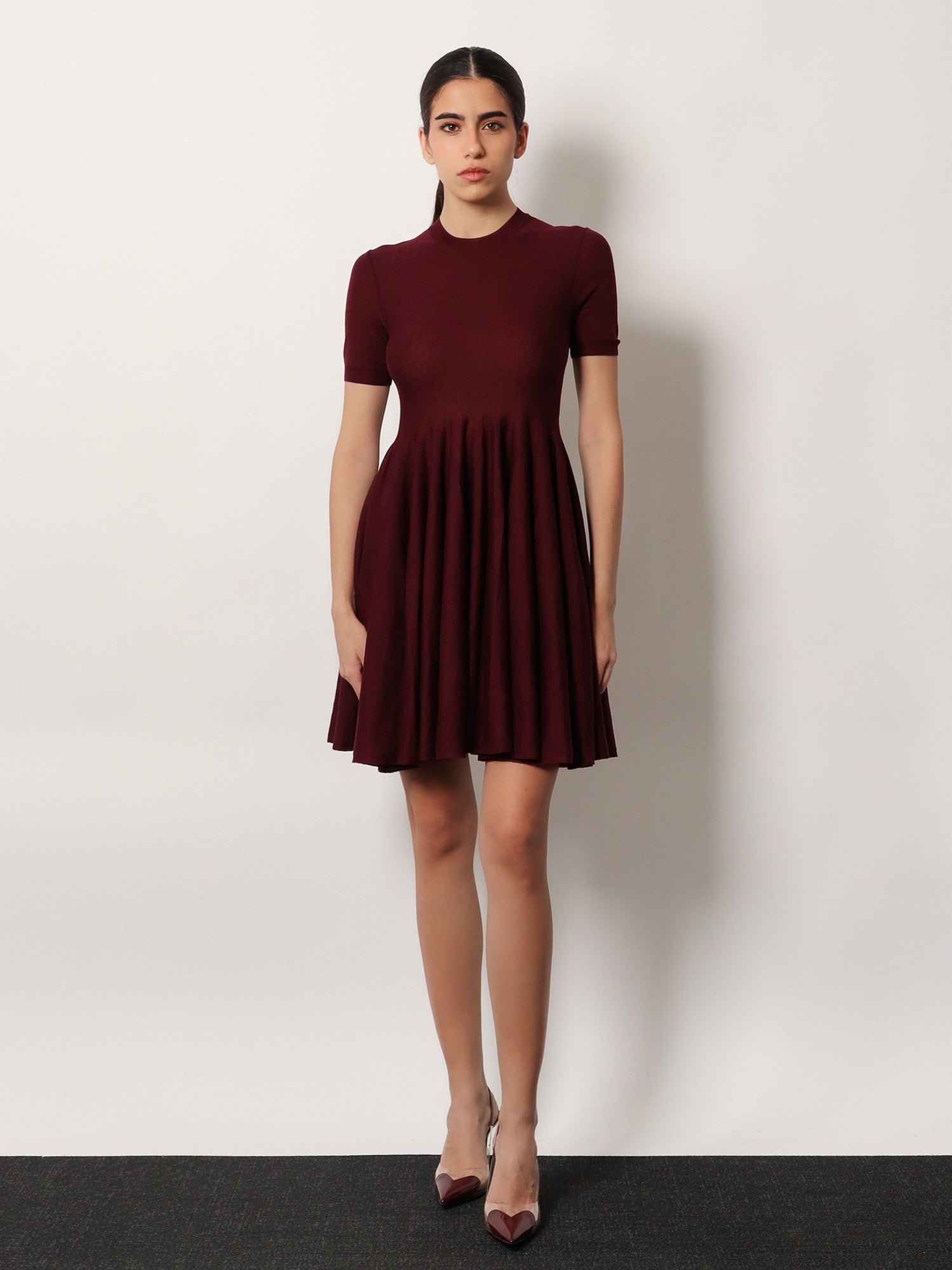 Alaïa Skater Virgin Wool Dress