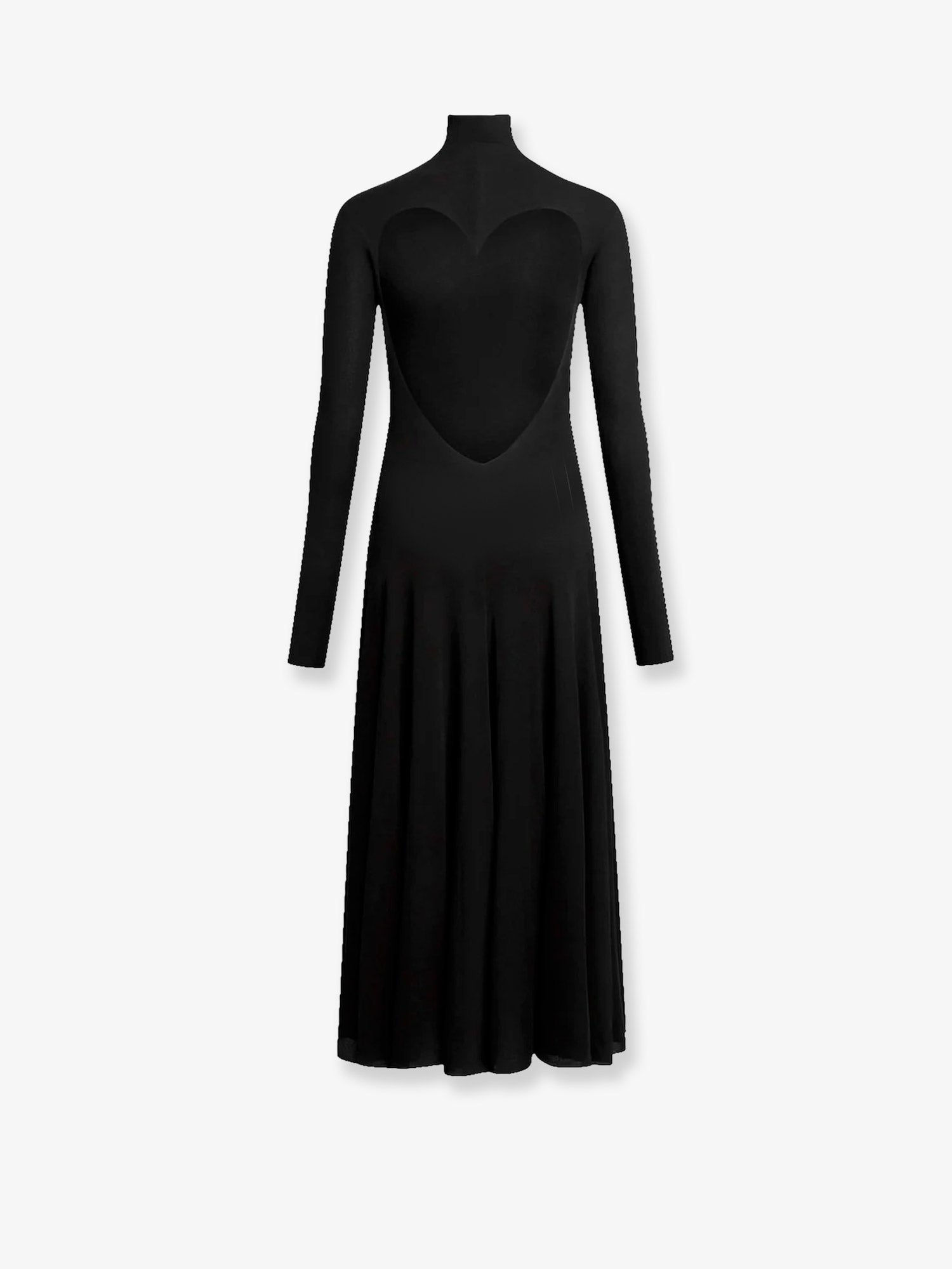 Alaïa Viscose Long Heart Dress