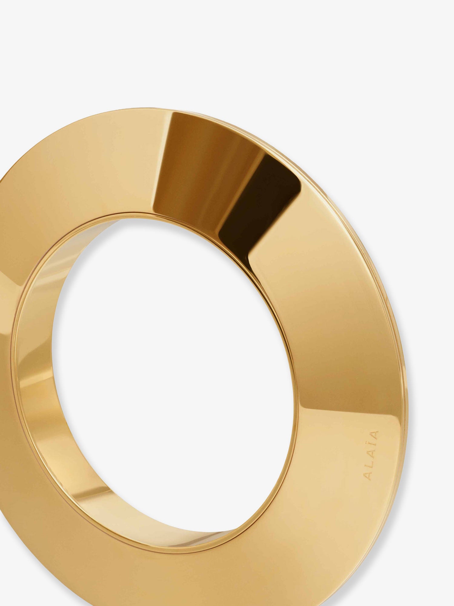 Alaïa Blade Bangle M Bracelet With Logo Detail