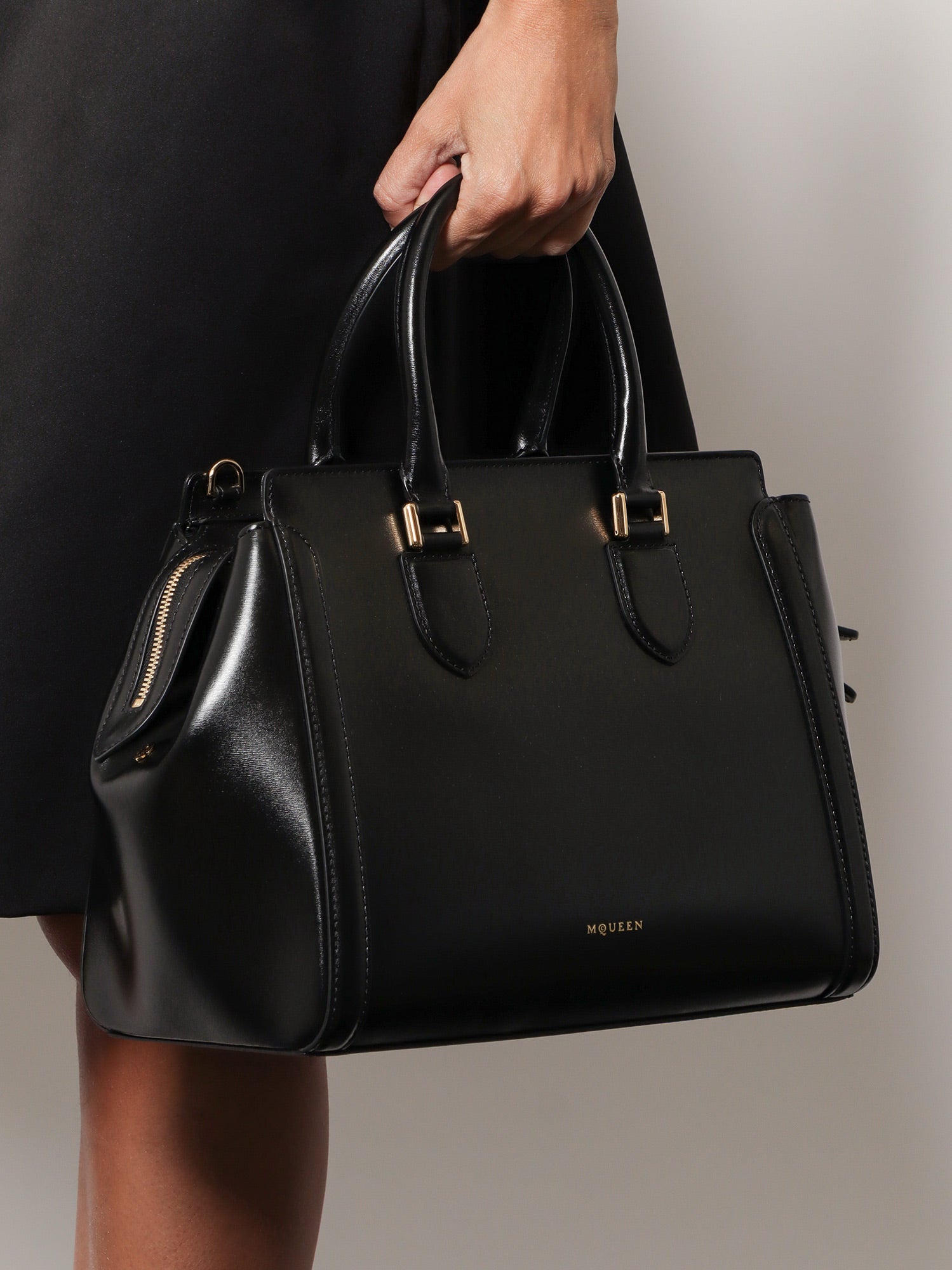 Alexander McQueen Birdee Large Leather Shoulder Bag