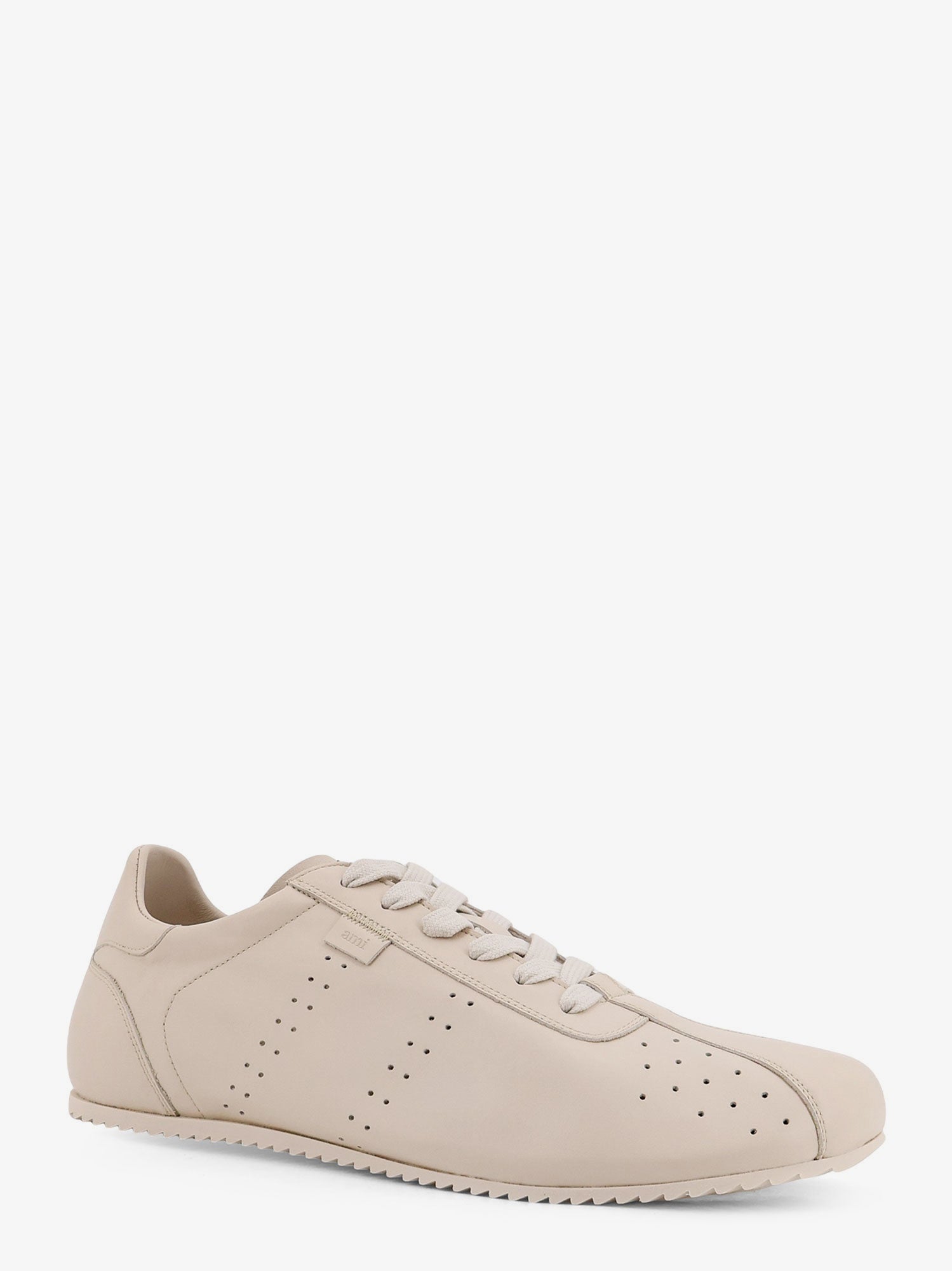 AMI Paris Leather Low-top Sneakers