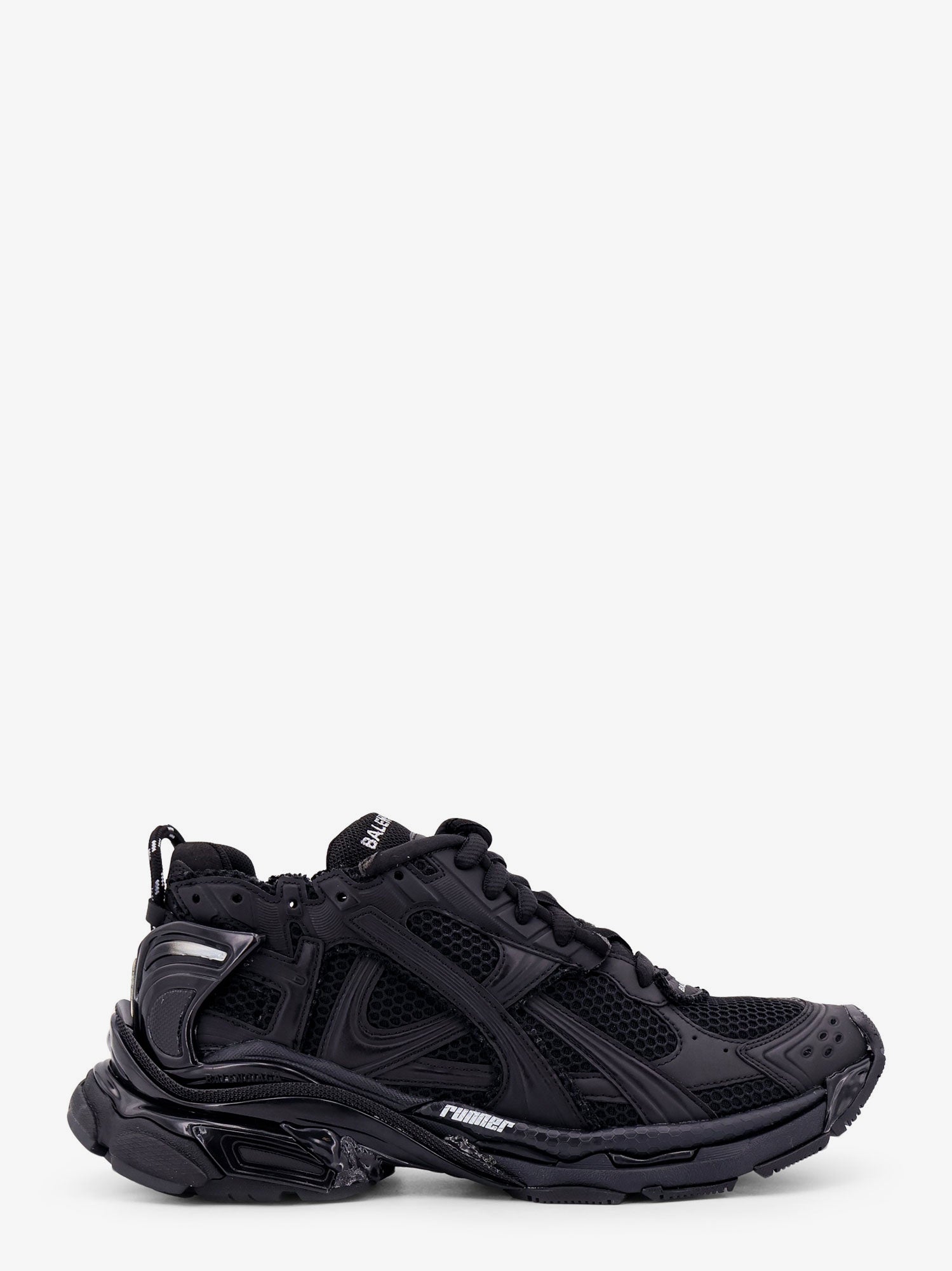 Balenciaga Runner Mesh And Leather Sneakers