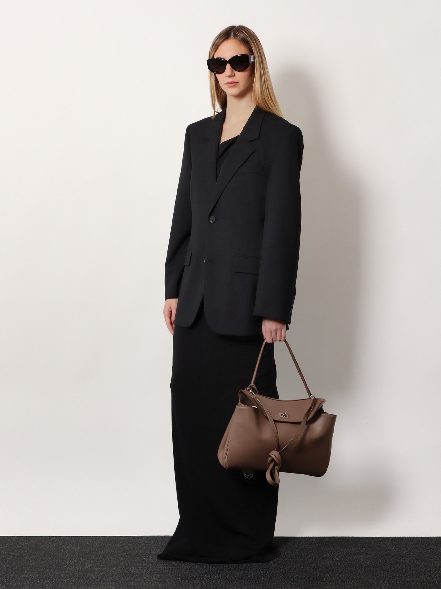 Balenciaga Rodeo Medium Leather Crossbody Bag