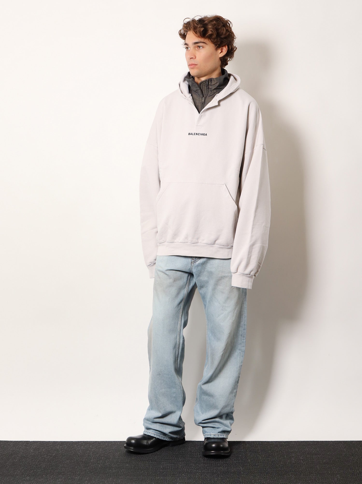 Balenciaga Cotton Hooded Sweatshirt