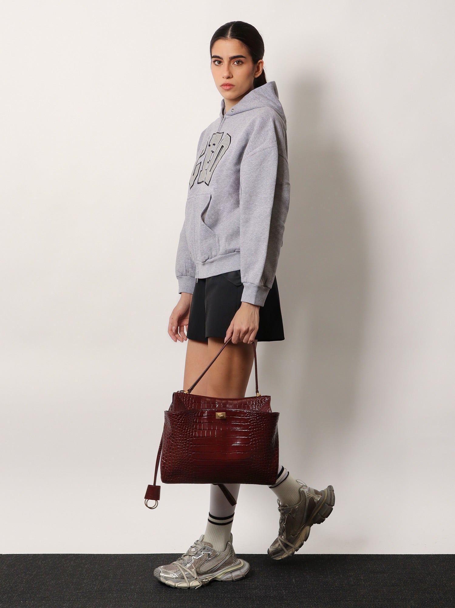 Balenciaga Cotton Hooded Sweatshirt