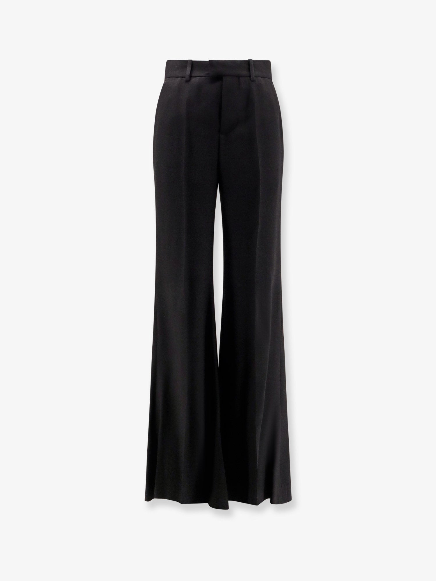 Balenciaga Viscose Trousers With Flared Bottom