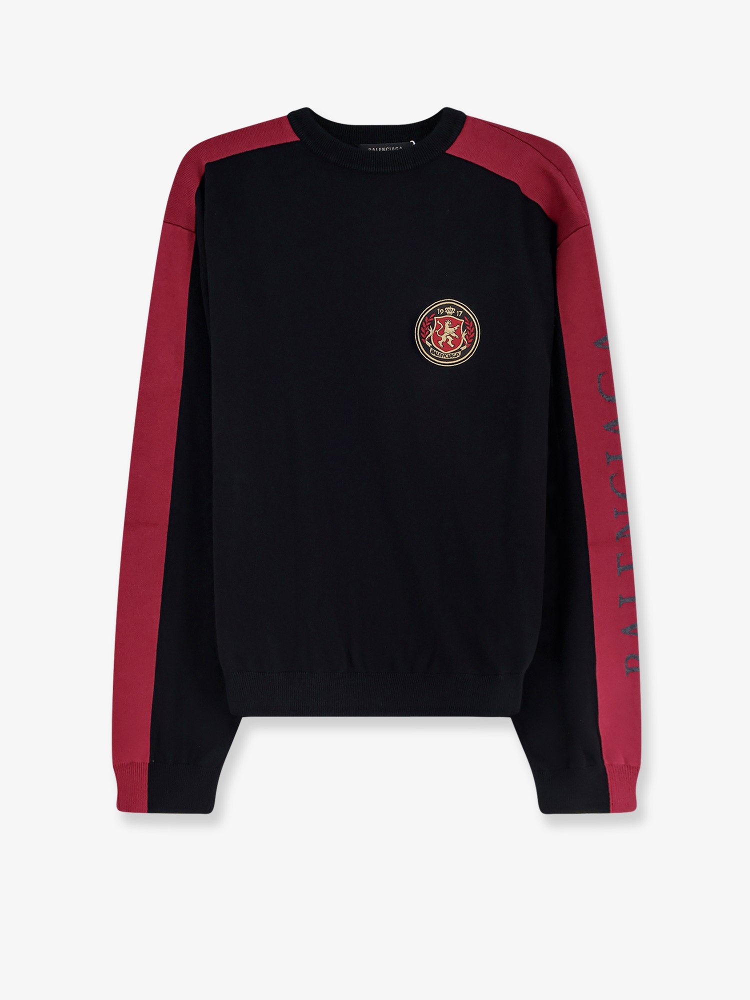 Balenciaga Cotton Sweater With Logo On The Front