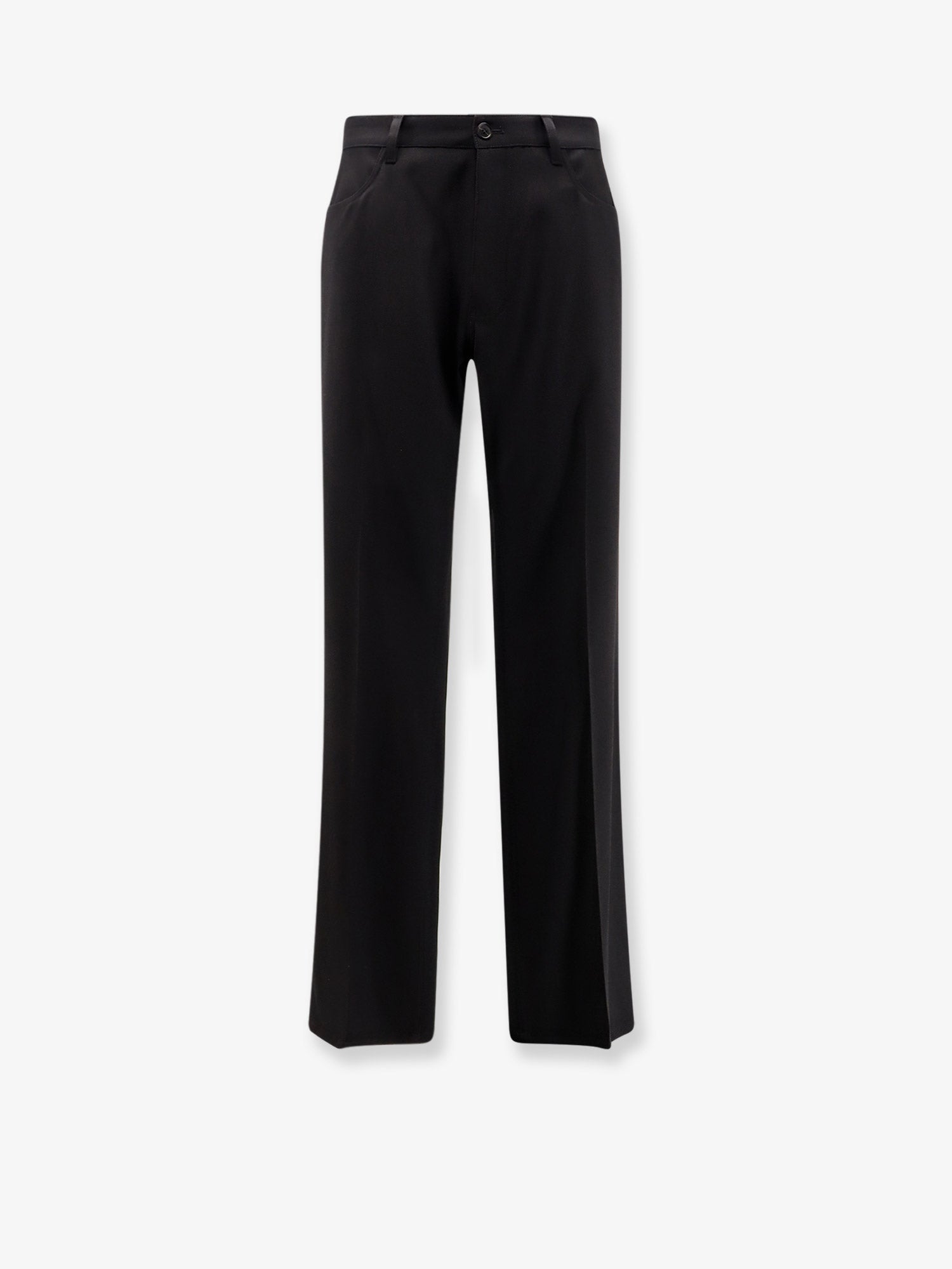 Balenciaga Straight Fit Cotton Trousers