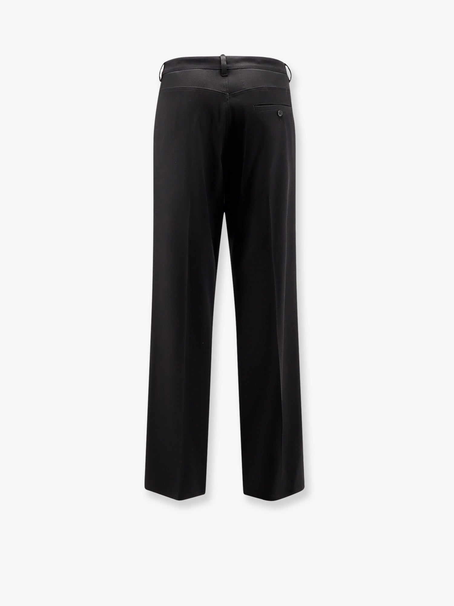 Balenciaga Straight Fit Cotton Trousers
