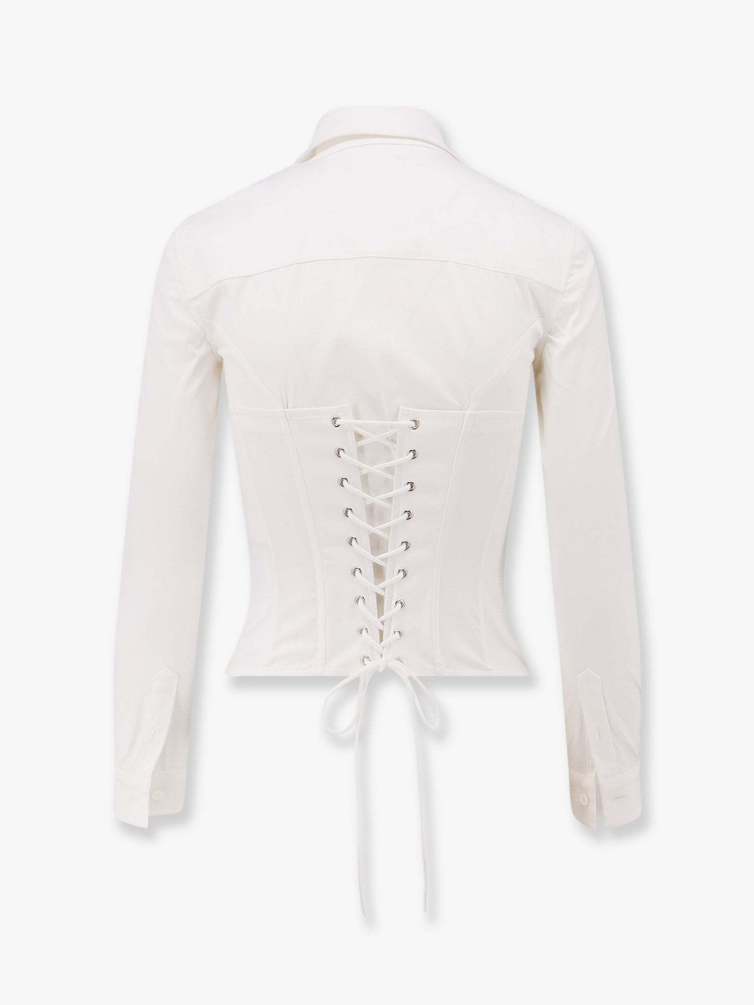 Balenciaga Cotton Blend Corset Shirt