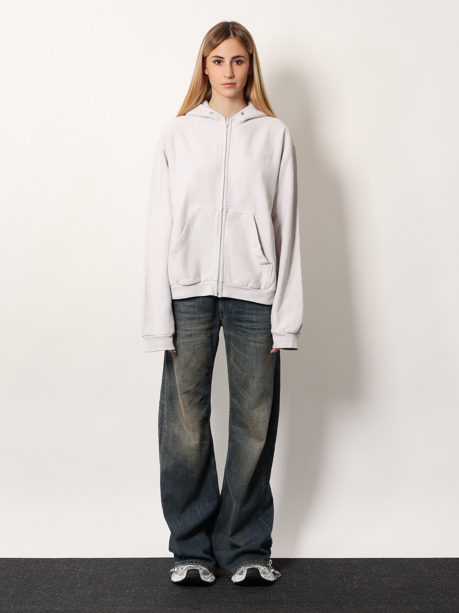 Balenciaga Cotton Hooded Sweatshirt