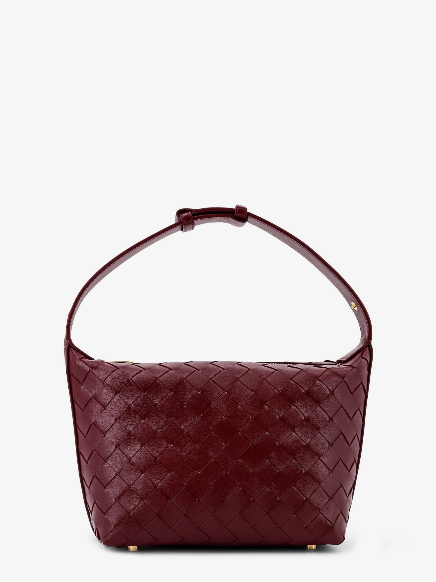 Bottega Veneta Wallace Leather Shoulder Bag With Intrecciato Motif