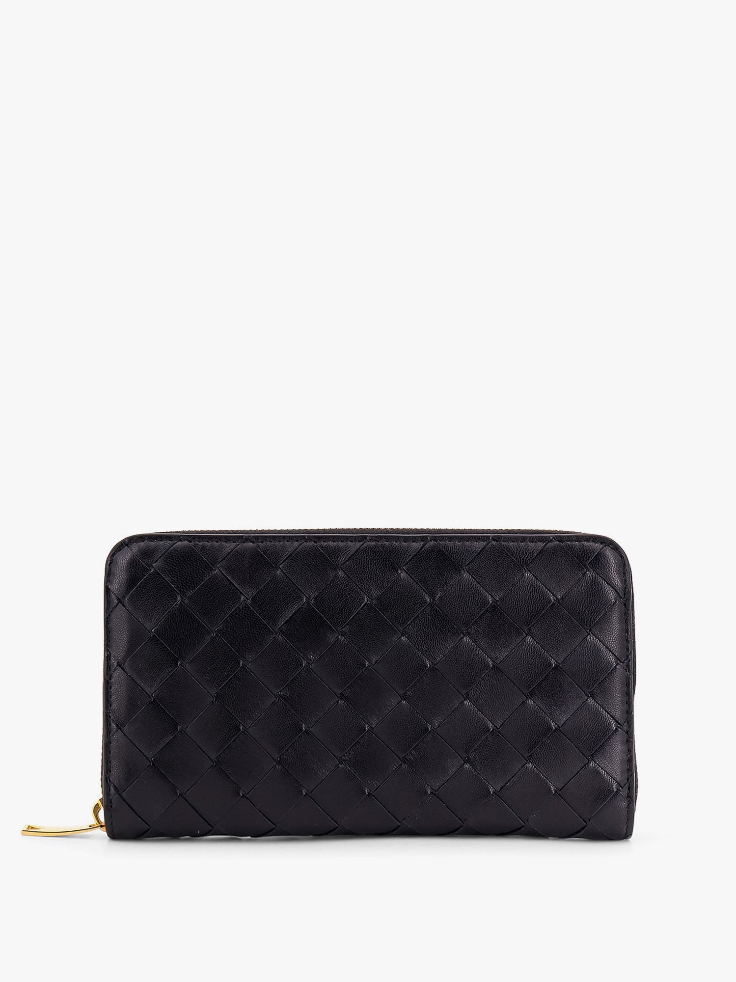 Bottega Veneta Leather Wallet With Intrecciato Motif