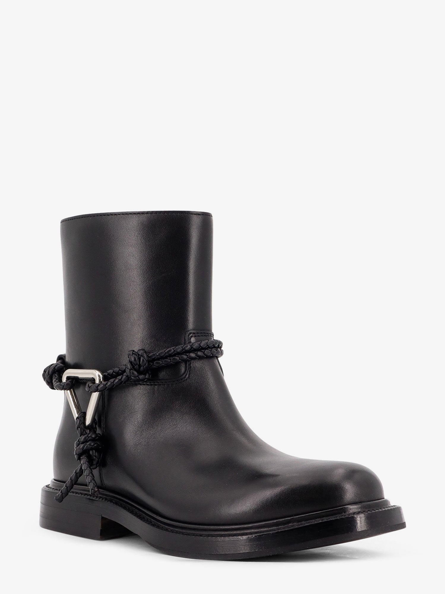 Bottega Veneta James Leather Ankle Boots
