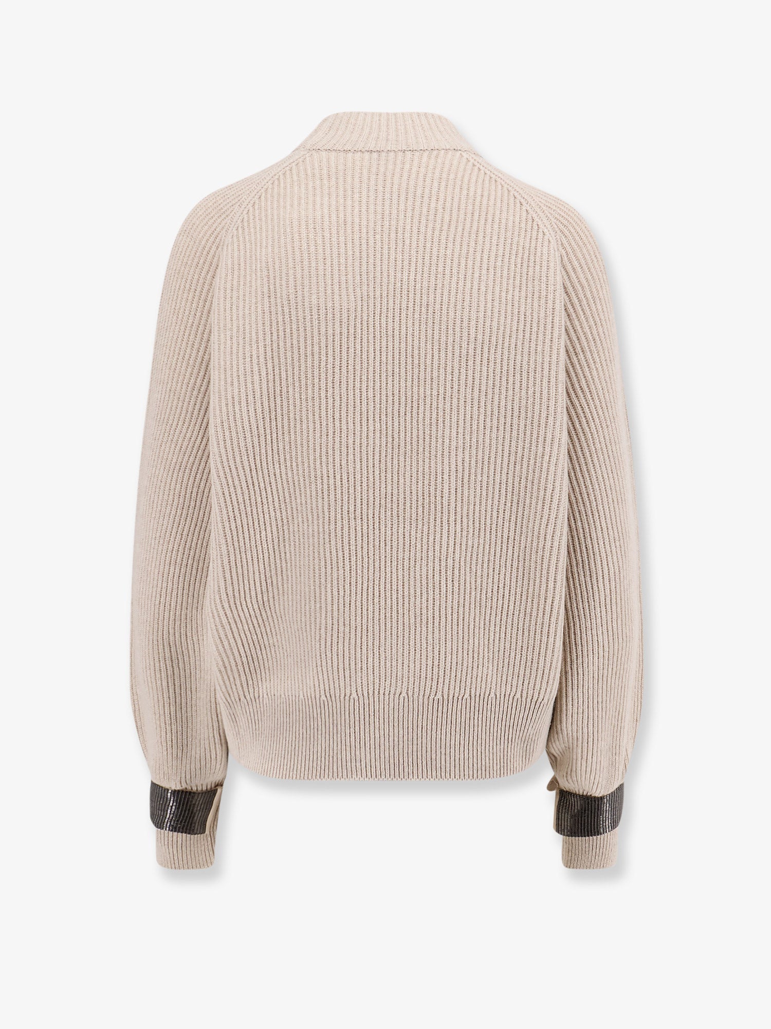 Brunello Cucinelli Cashmere Sweater With Removable Cuffs