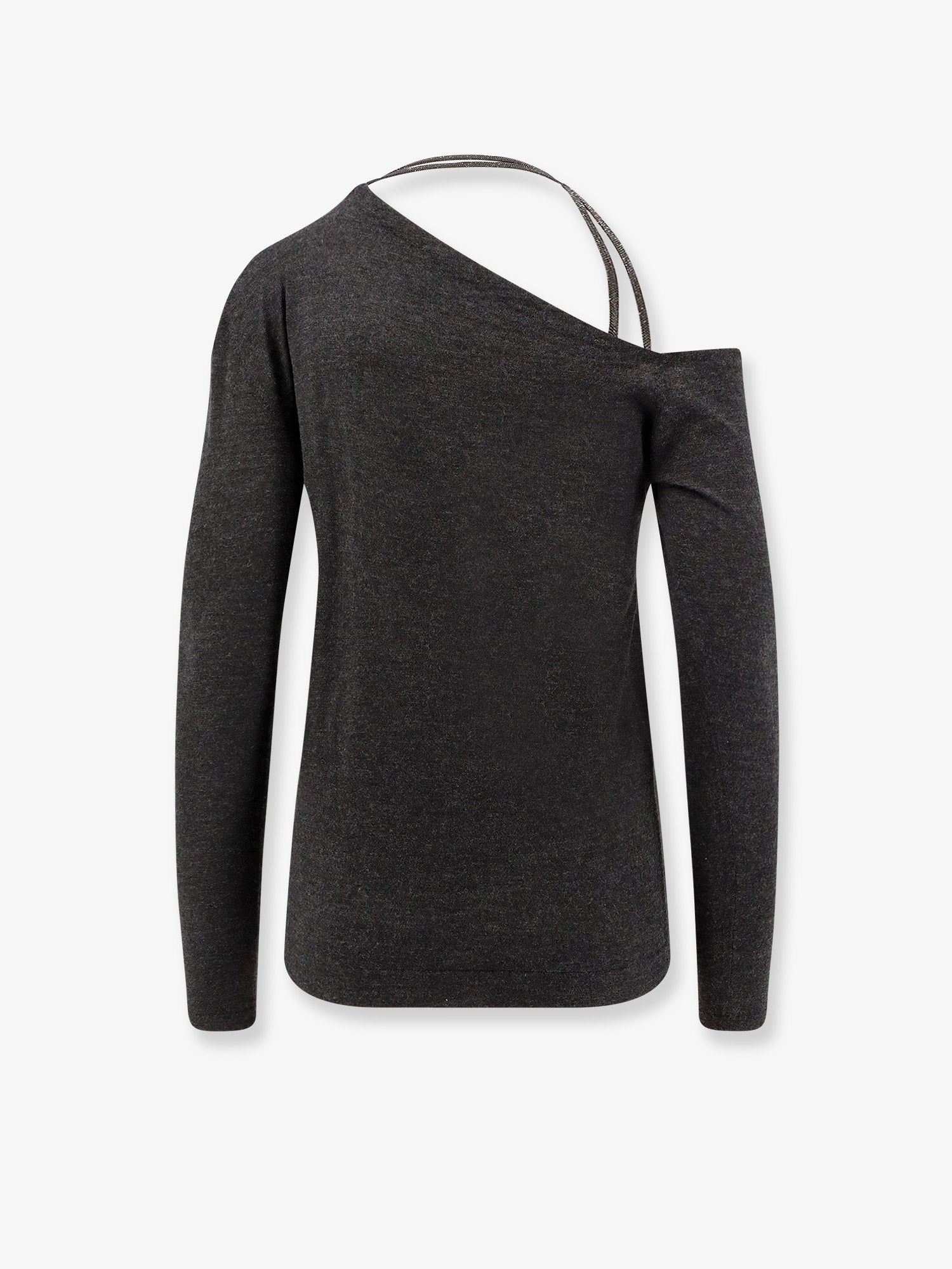 Brunello Cucinelli Cashmere And Silk Blend Sweater With Monili Detail