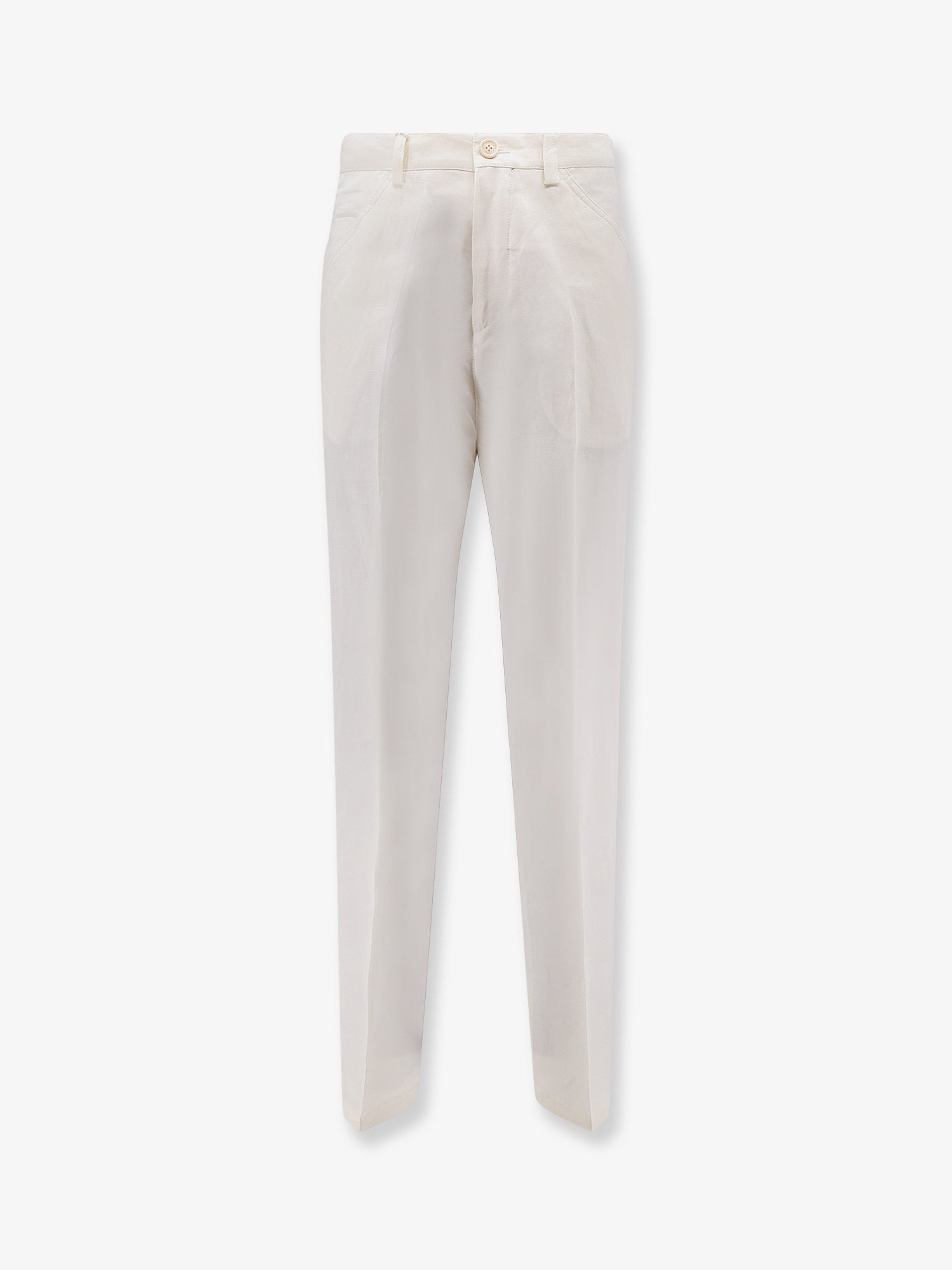 Brunello Cucinelli Cotton And Linen Trousers