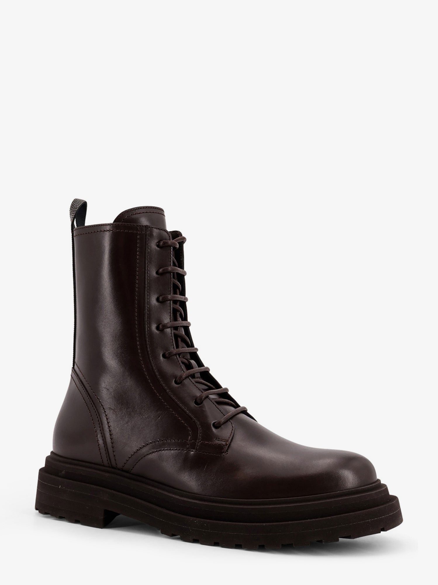 Brunello Cucinelli Leather Ankle Boots