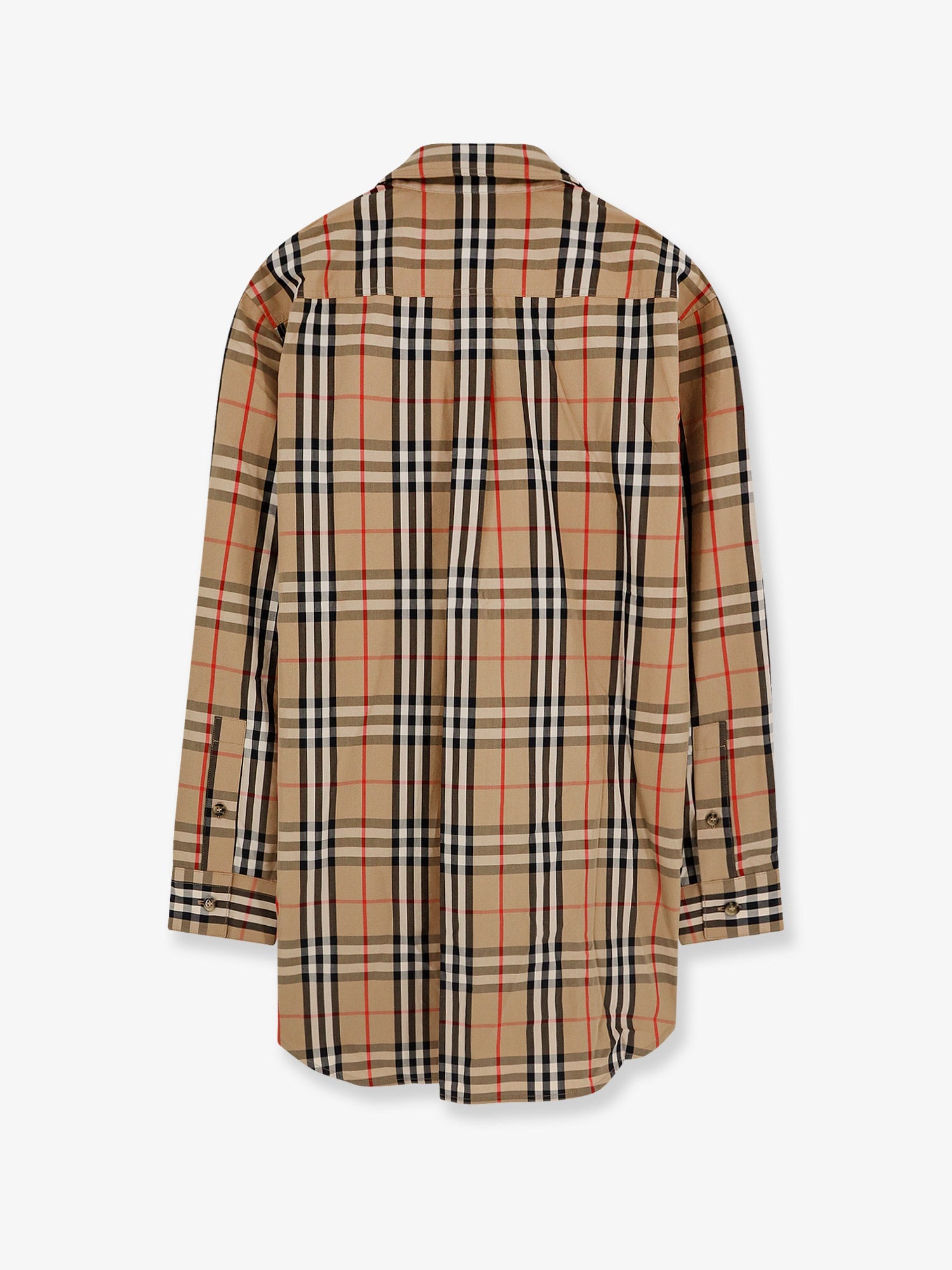 Burberry Cotton Shirt With Check Print