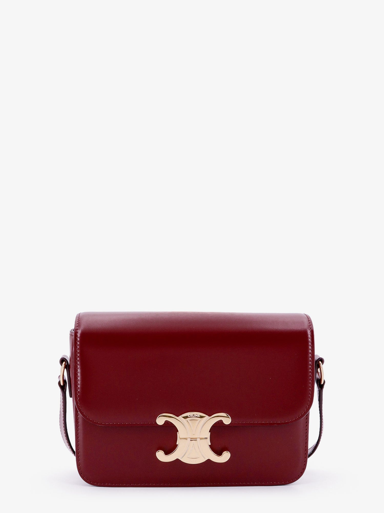 Celine Teen Triomphe Leather Shoulder Bag
