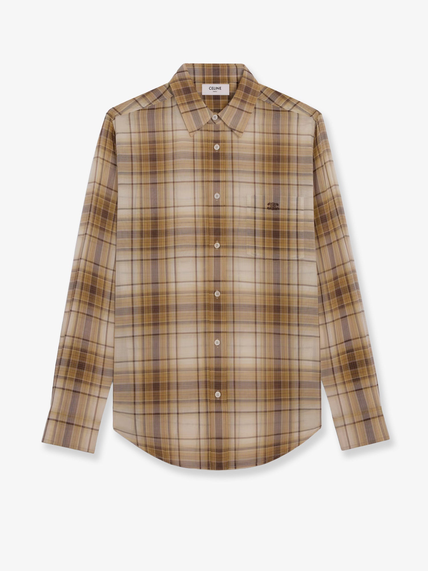 Celine Checked Cotton Shirt