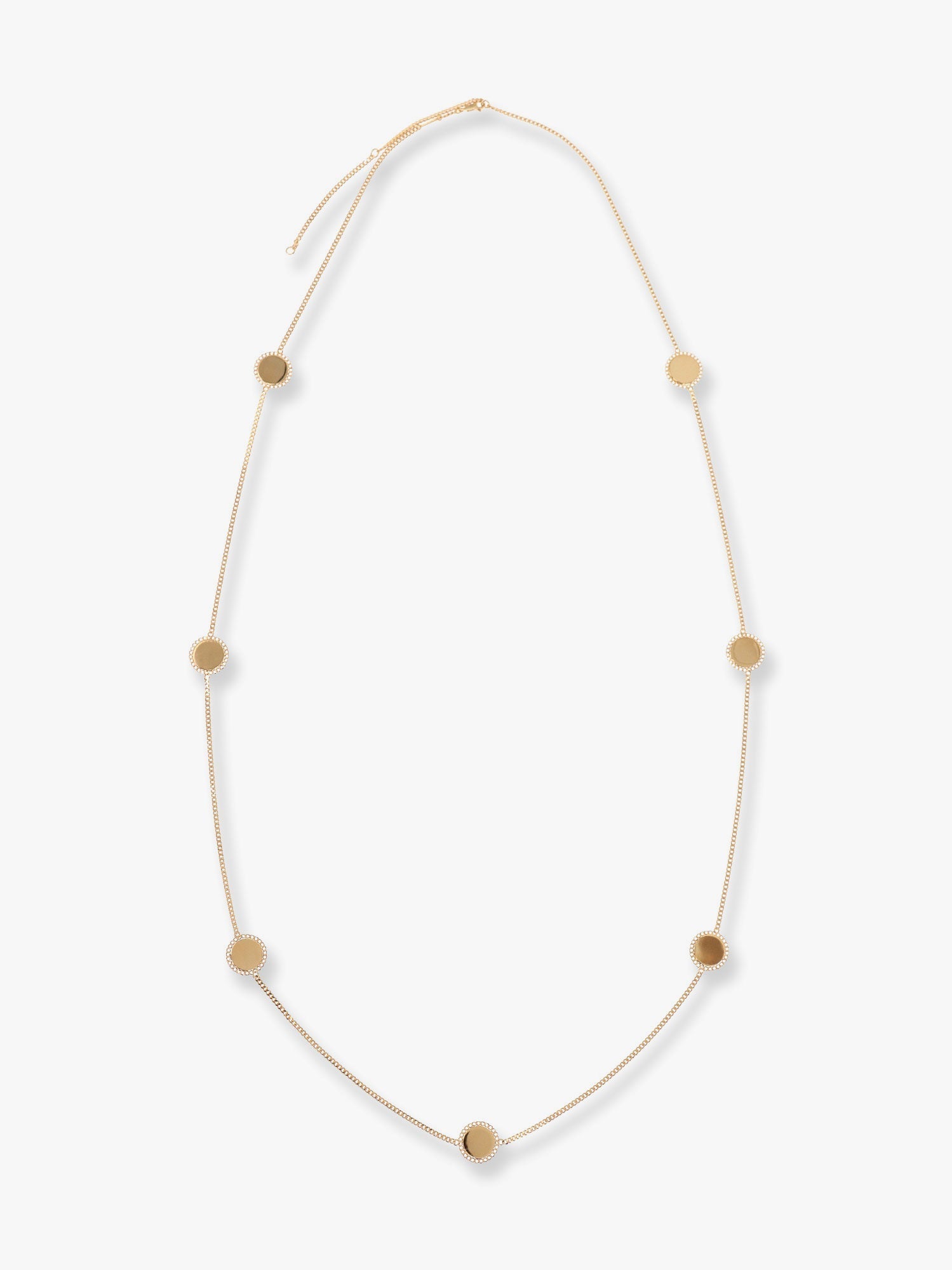 Celine Medaille Sautoir Metal Necklace