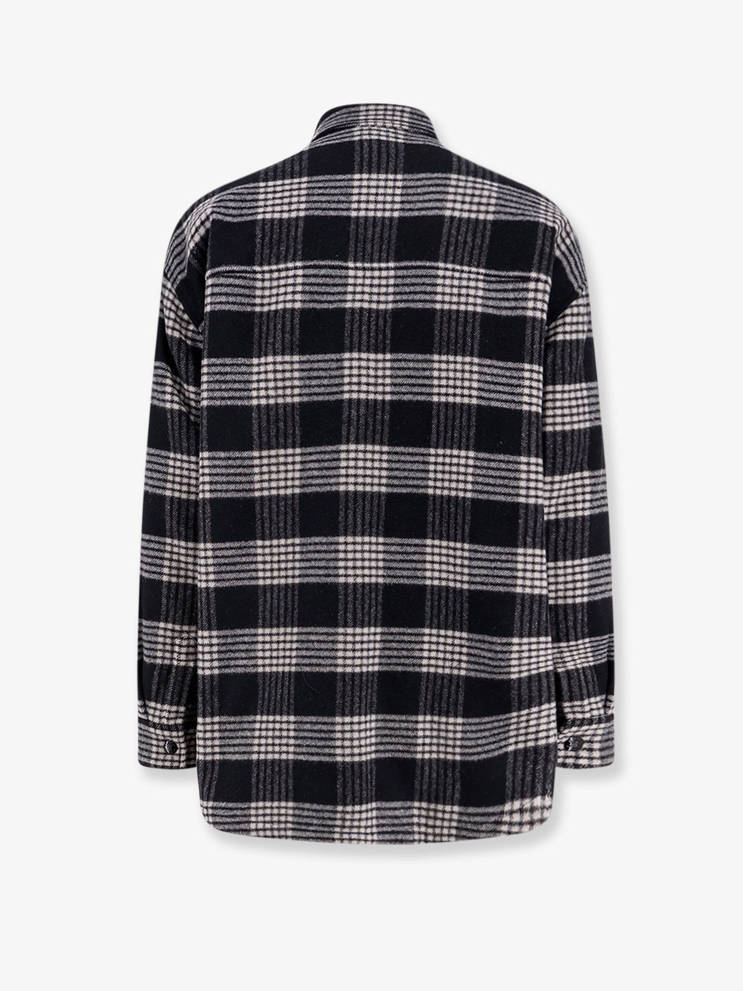Celine Quilted Overshirt Wool Shirt