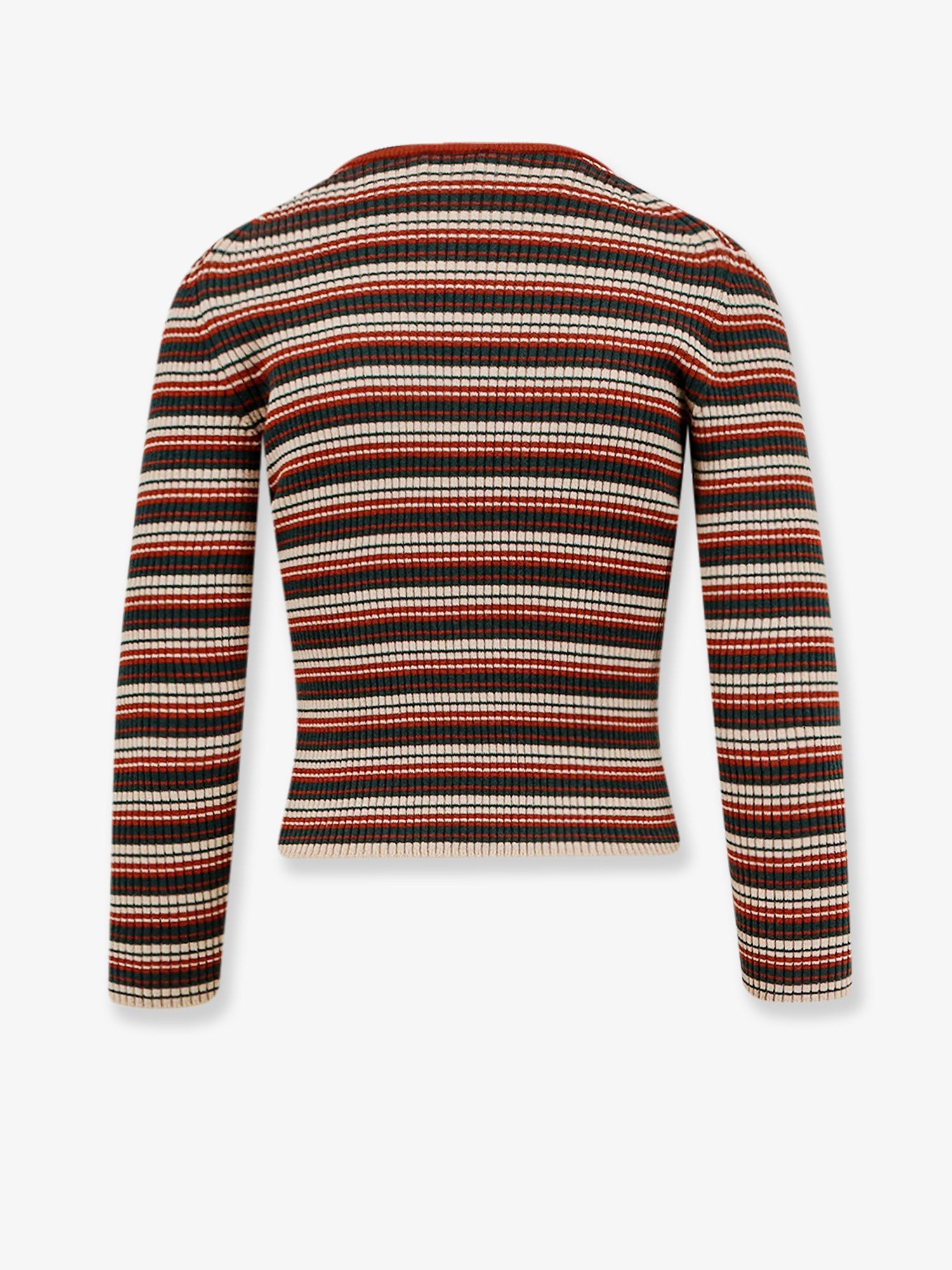 Celine Striped Stretch Wool Sweater