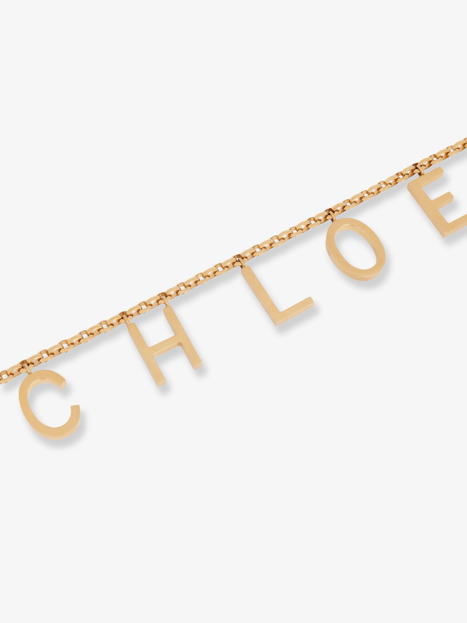 Chloé Chloé Letters Metal Belt