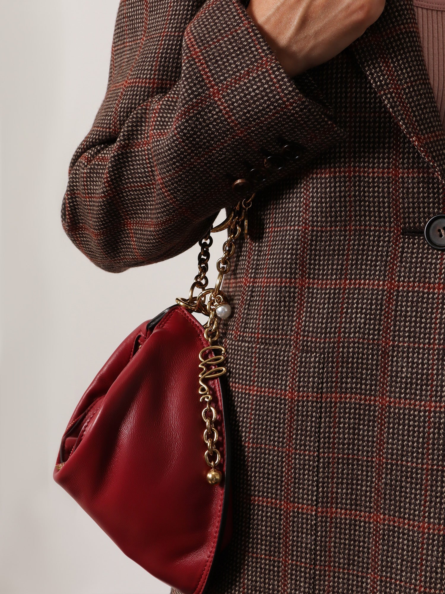 Chloé Halfmoon Leather Shoulder Bag