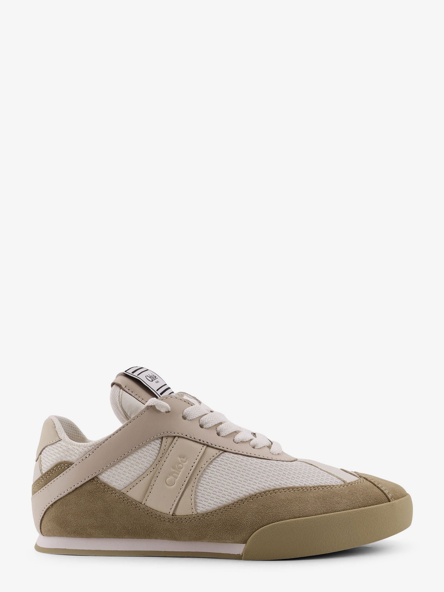 Chloé Chloé Kick Mesh Sneakers With Suede And Leather Inserts