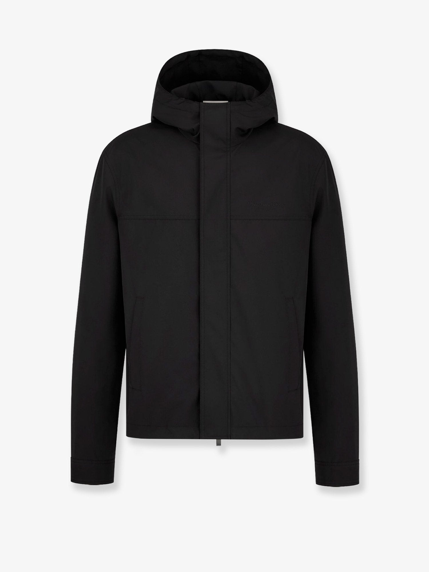 Dior Hooded Jacket With Iconic Embroidery