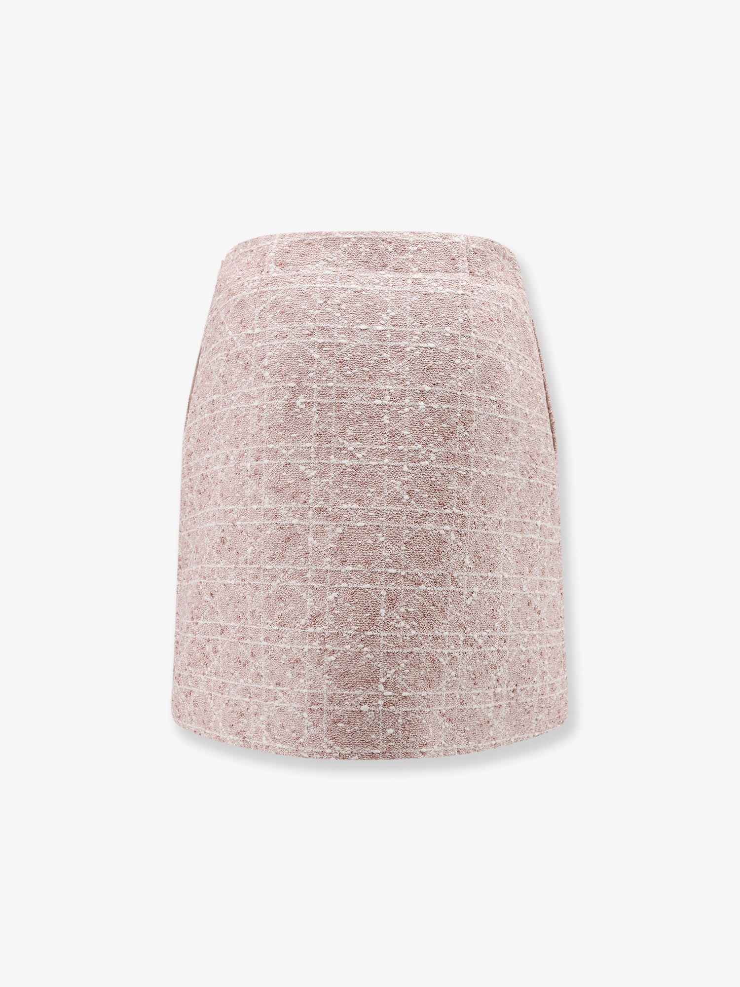 Dior Macrocannage Cotton Blend Tweed Mini Skirt