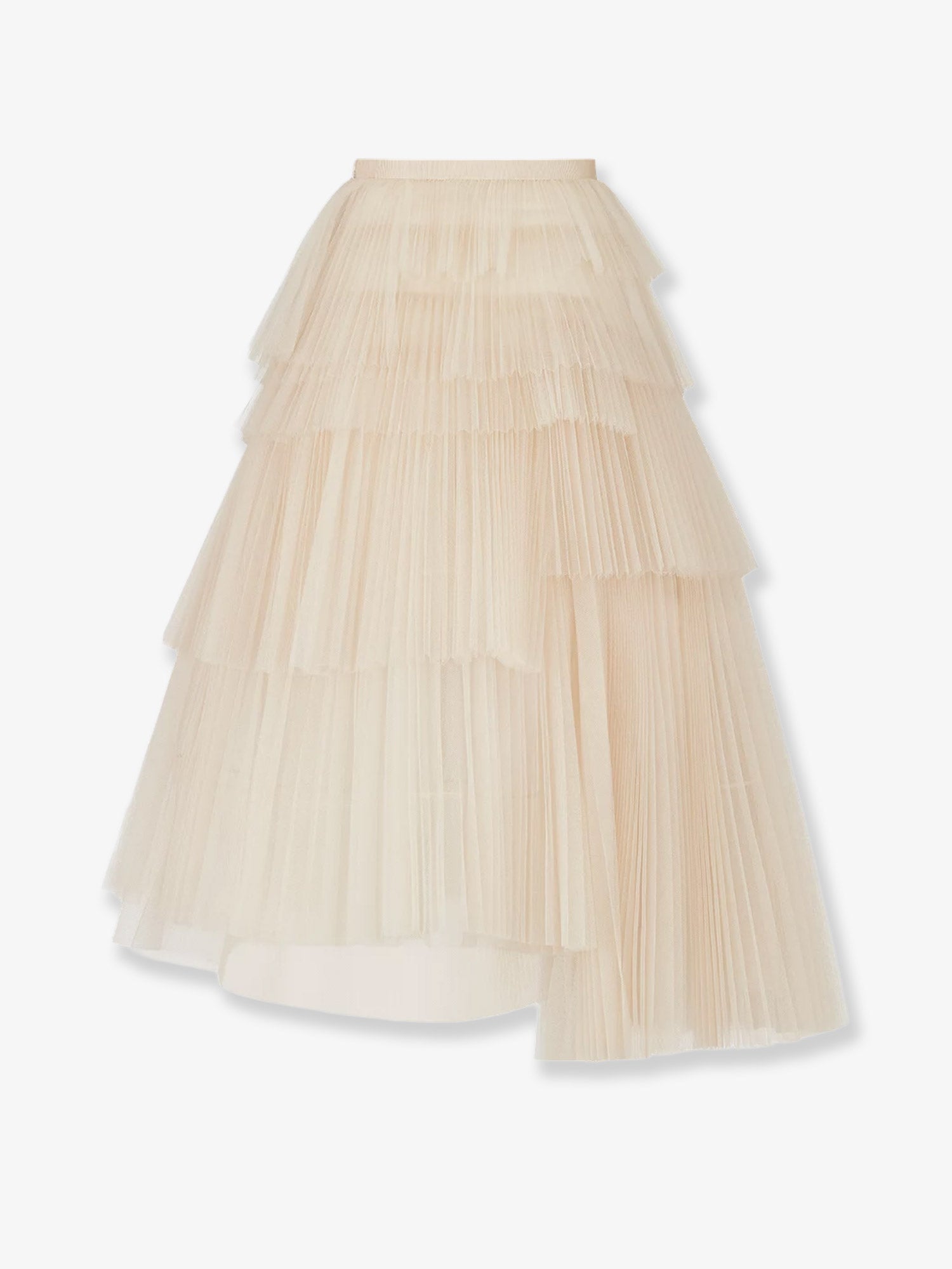 Dior Long Skirt With Tulle Flounces