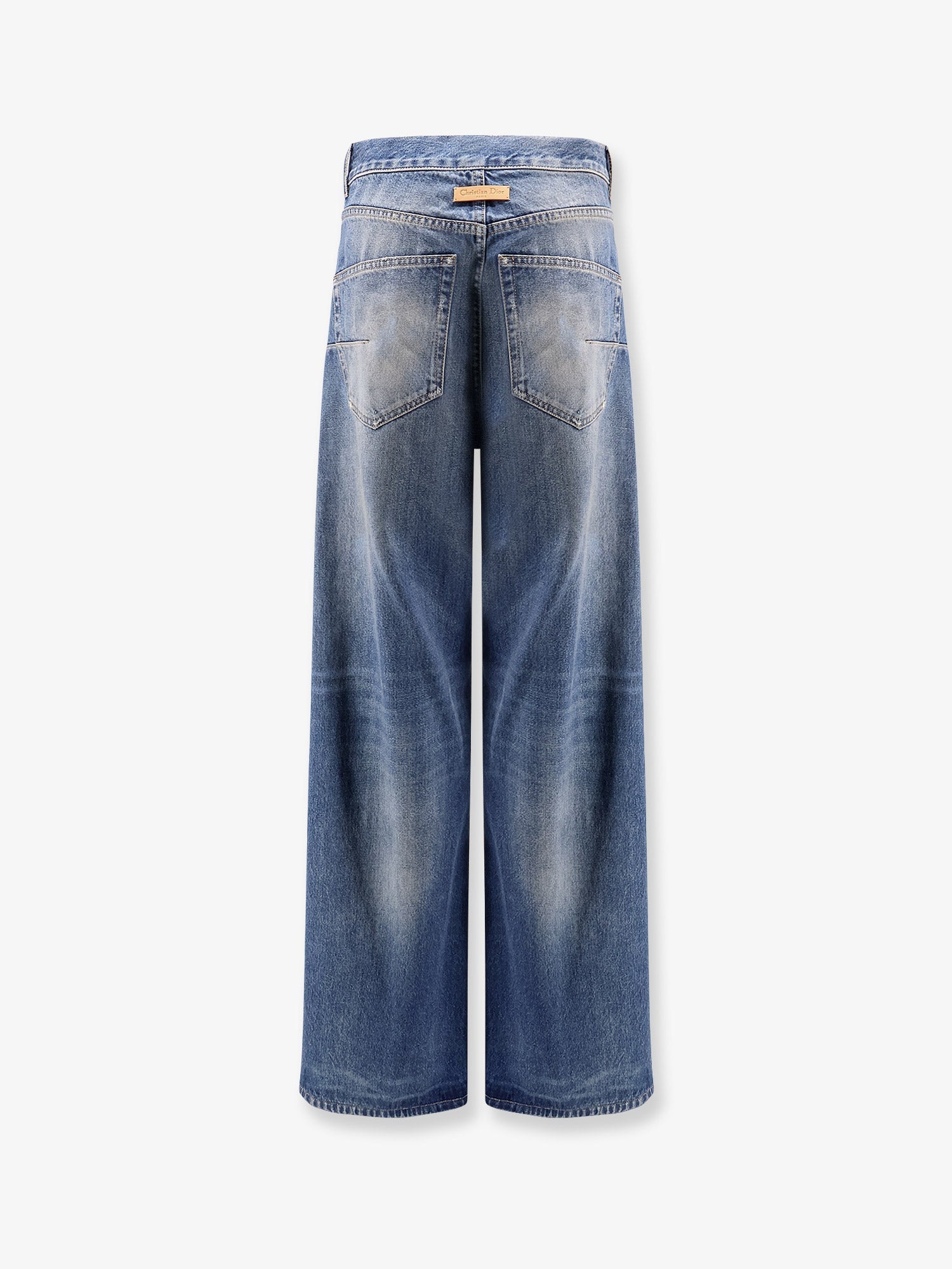 Dior Flared Jeans With Destroyed Effect