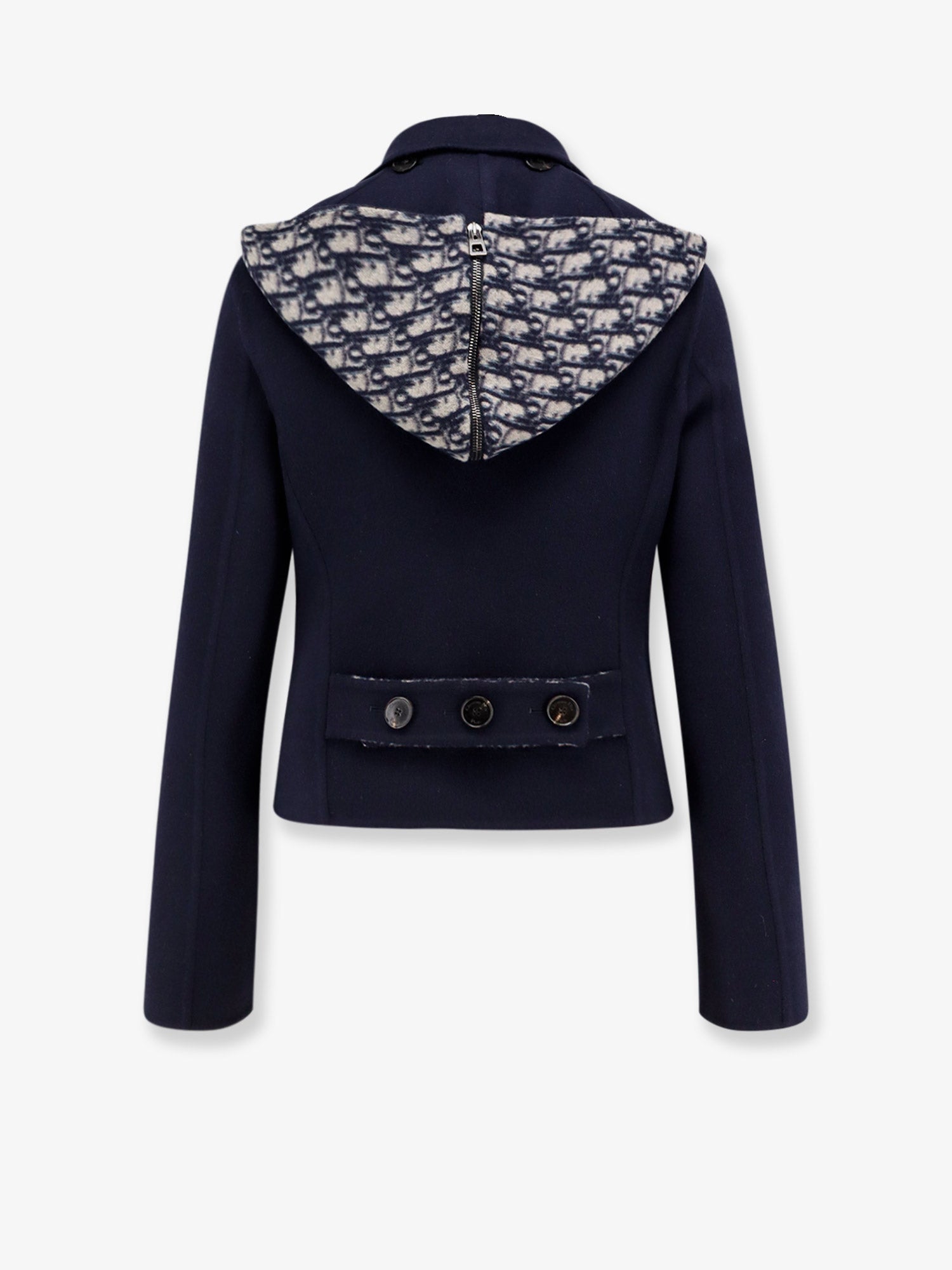 Dior Virgin Wool Hooded Peacoat