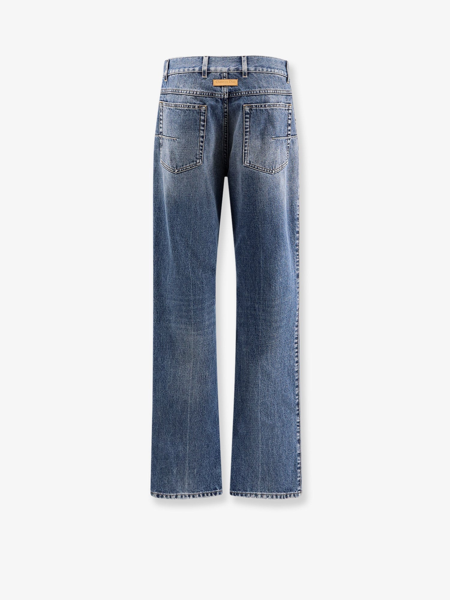 Dior Regular Fit Stone-washed Denim Jeans