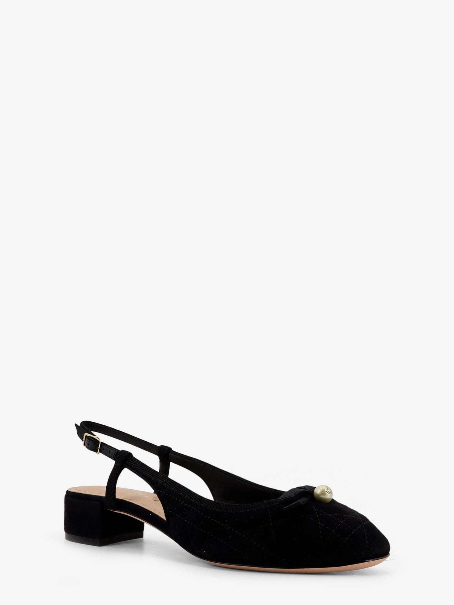 Dior Dior Ballet Cannage Quilted Slingback Pumps