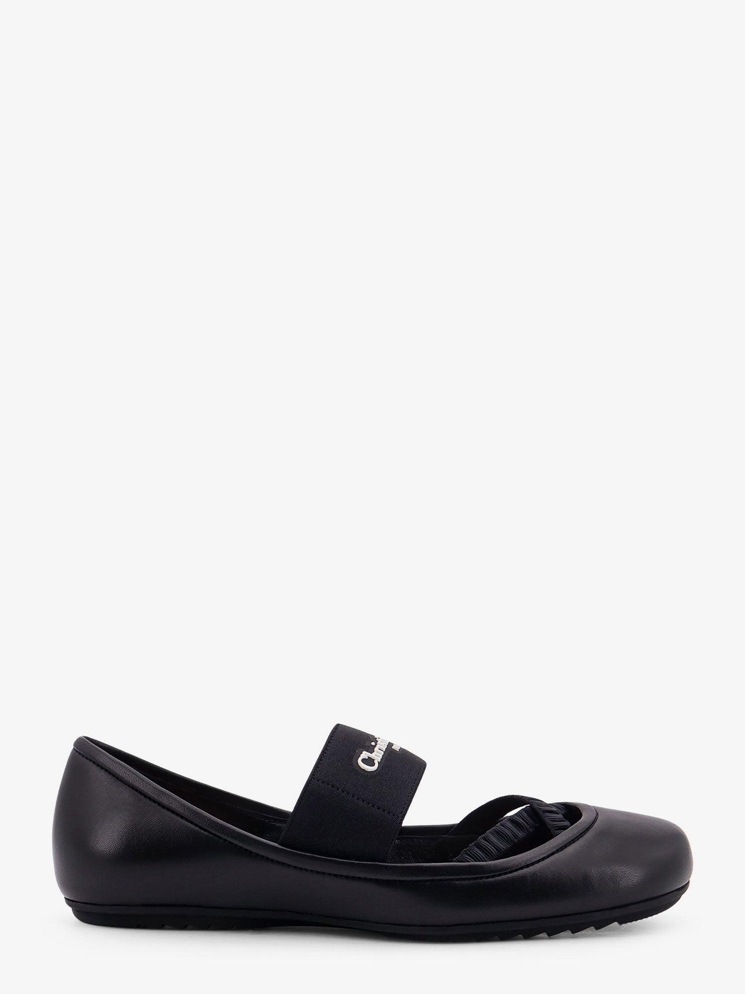 Dior Shade Leather Ballerinas With Elastic Bands
